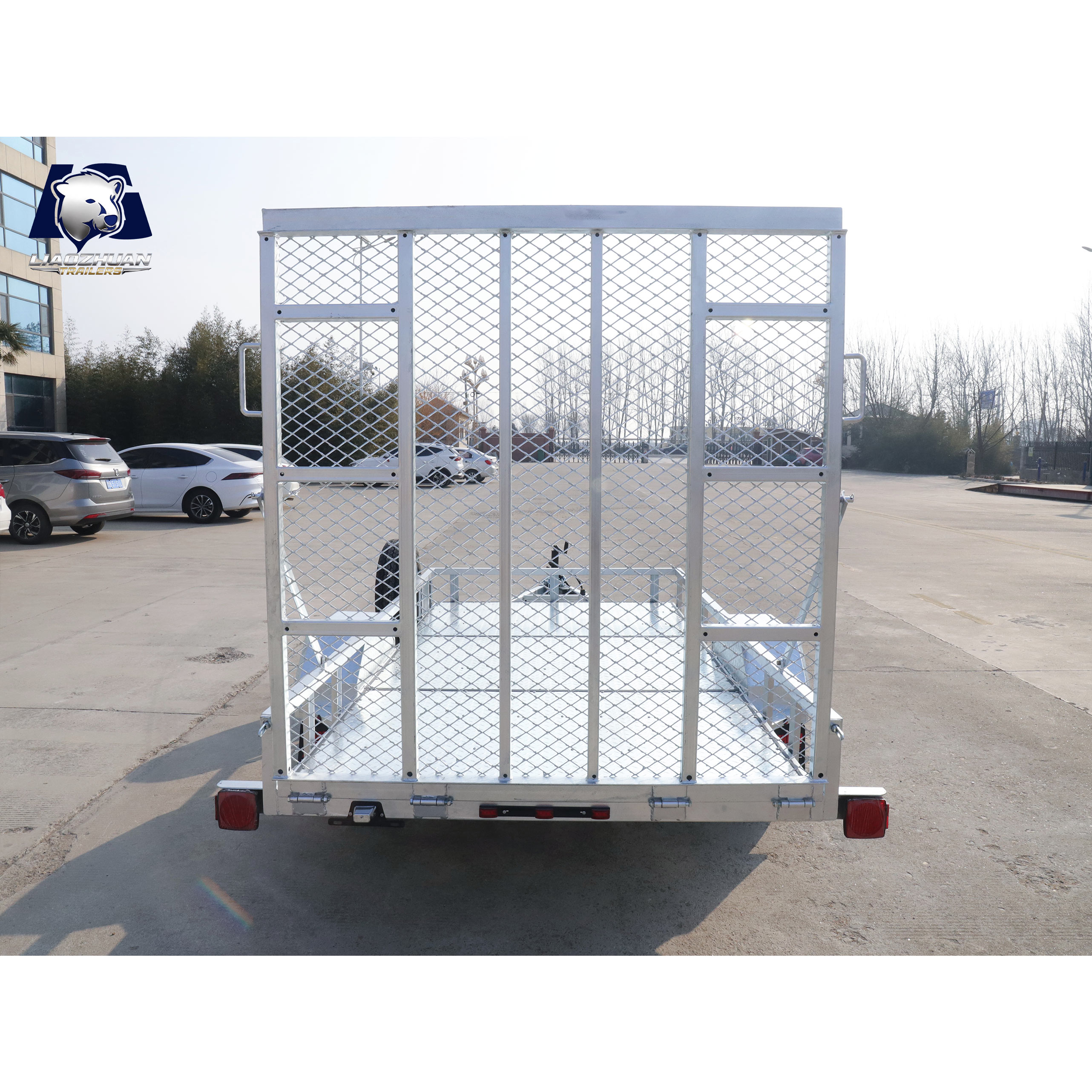 Hot-dip galvanized Utility trailer GVM 3000 pounds