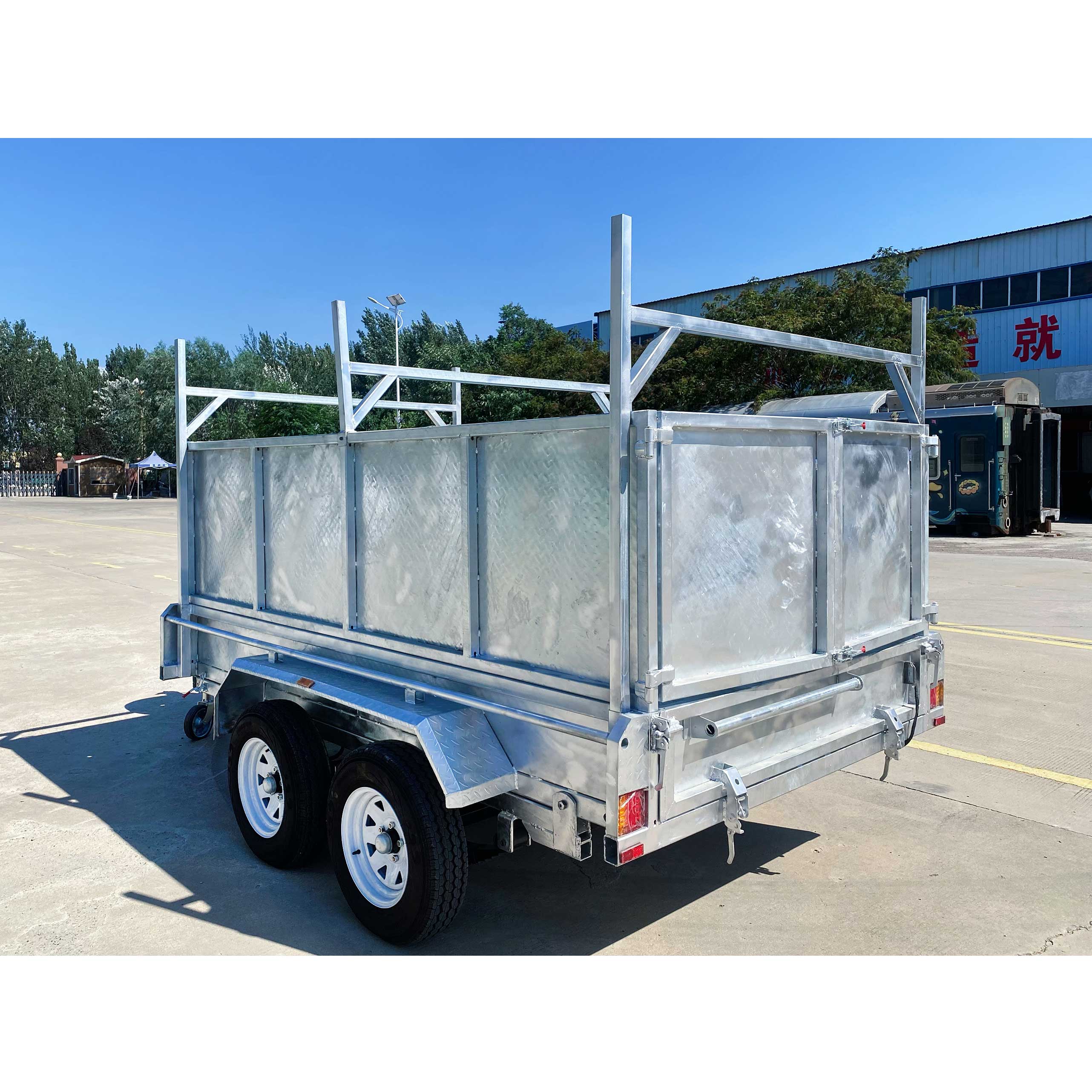 Two-axle series box trailer