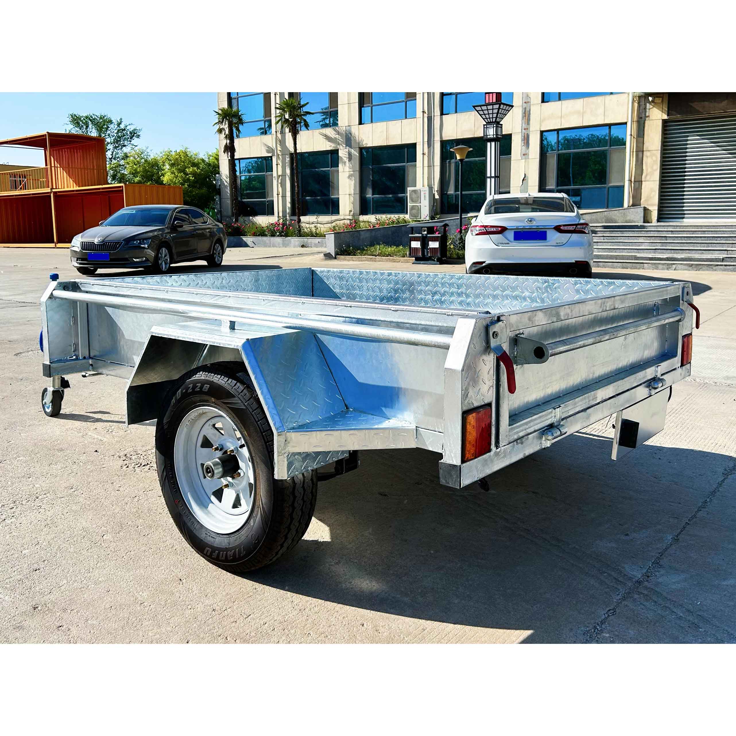 6x4 Premium Single Axle Hot-Dip Galvanised Tilting Box Trailer 750kg ATM