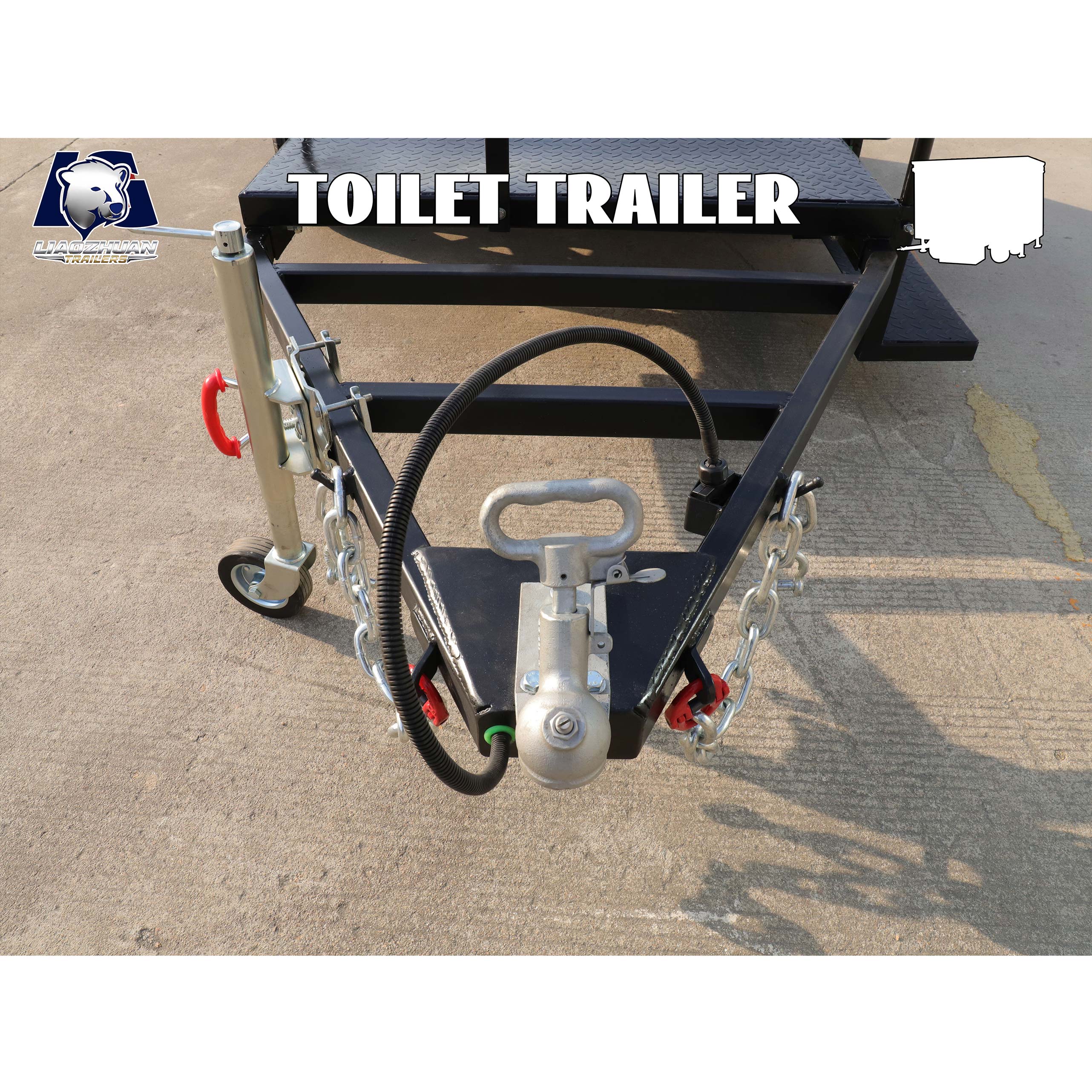 Toilet trailer
