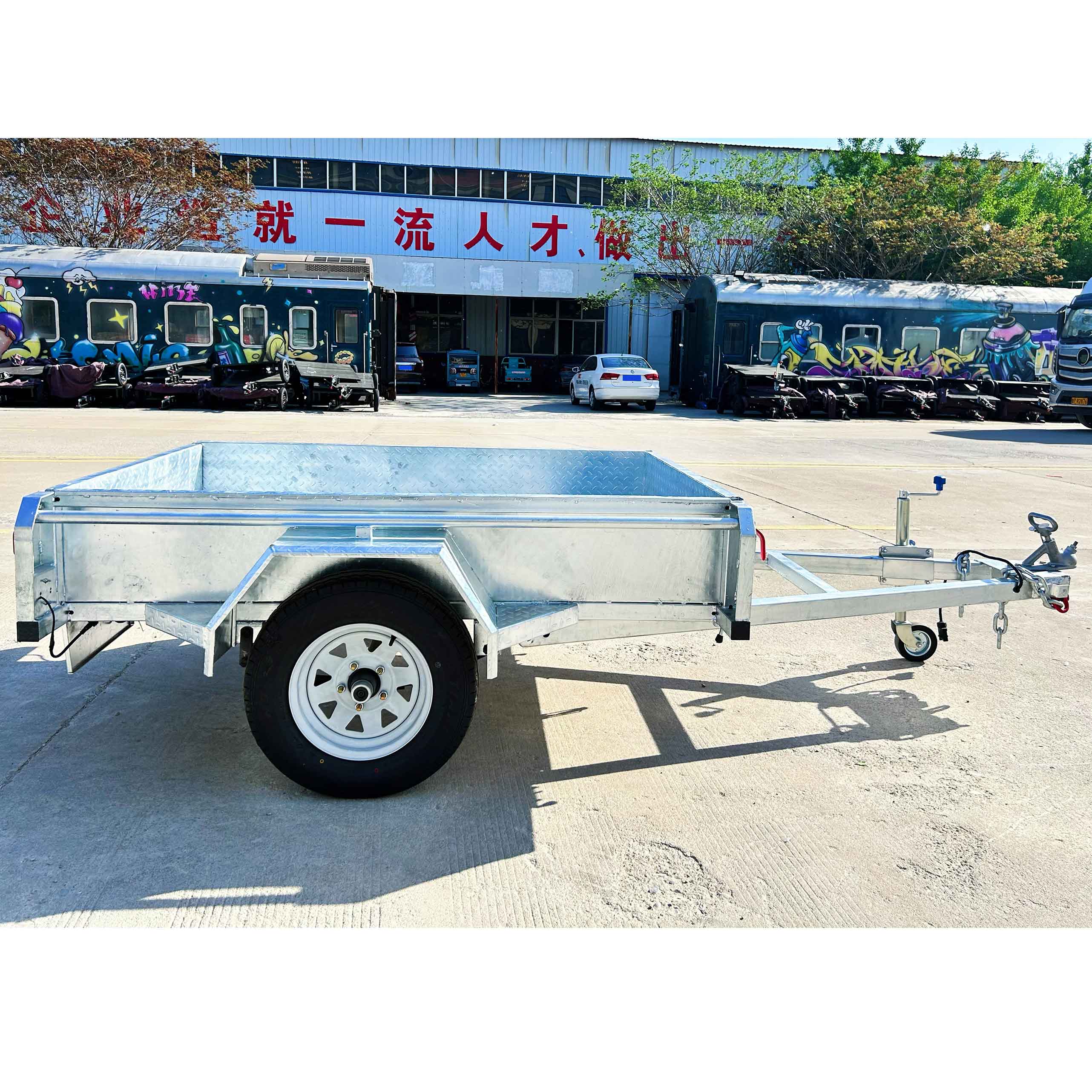 6x4 Premium Single Axle Hot-Dip Galvanised Tilting Box Trailer 750kg ATM