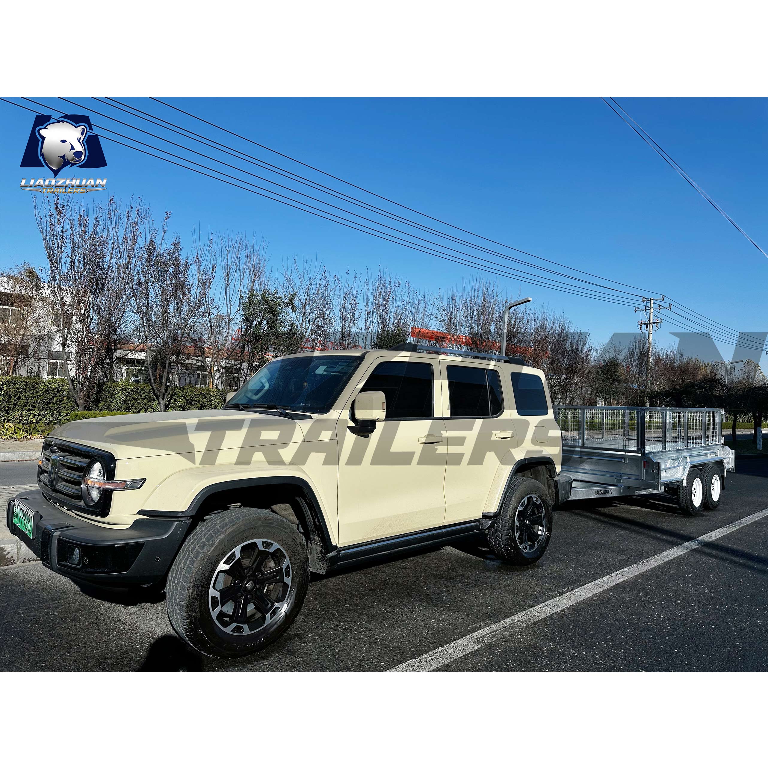 10×5 Tandem Axle Hot-Dip Galvanised Box Trailer 2000kg ATM