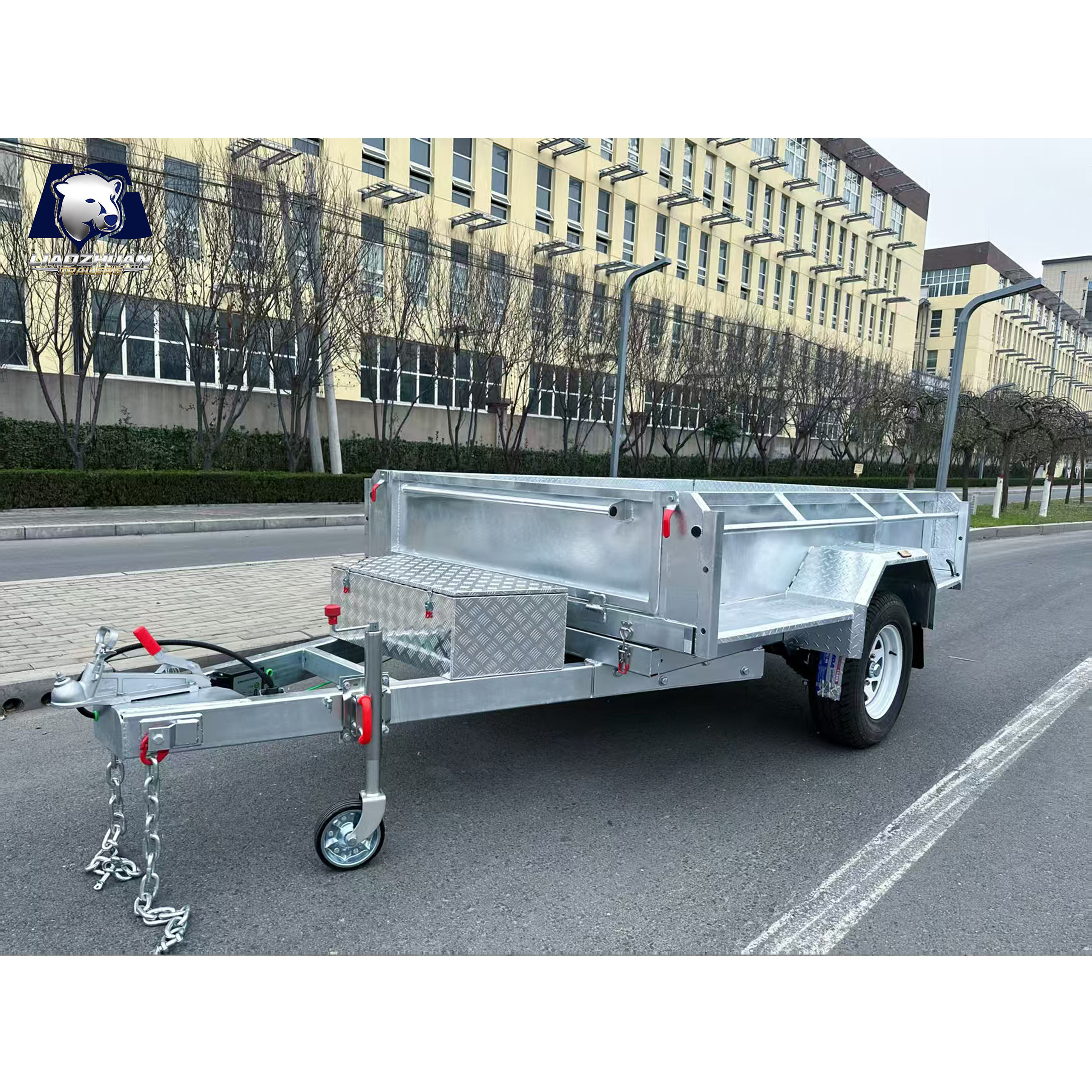 8x5 Hydraulic Single-axis Tipper Galvanised Trailer 1800kg ATM (Electric Brake)