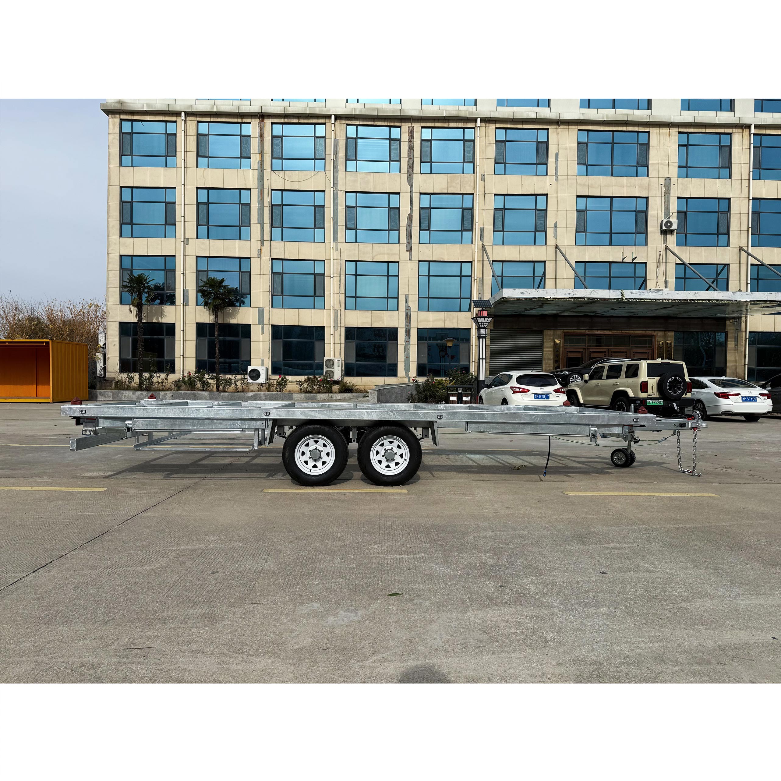 Hot-dip Galvanizing Skeleton Style Tiny House trailers