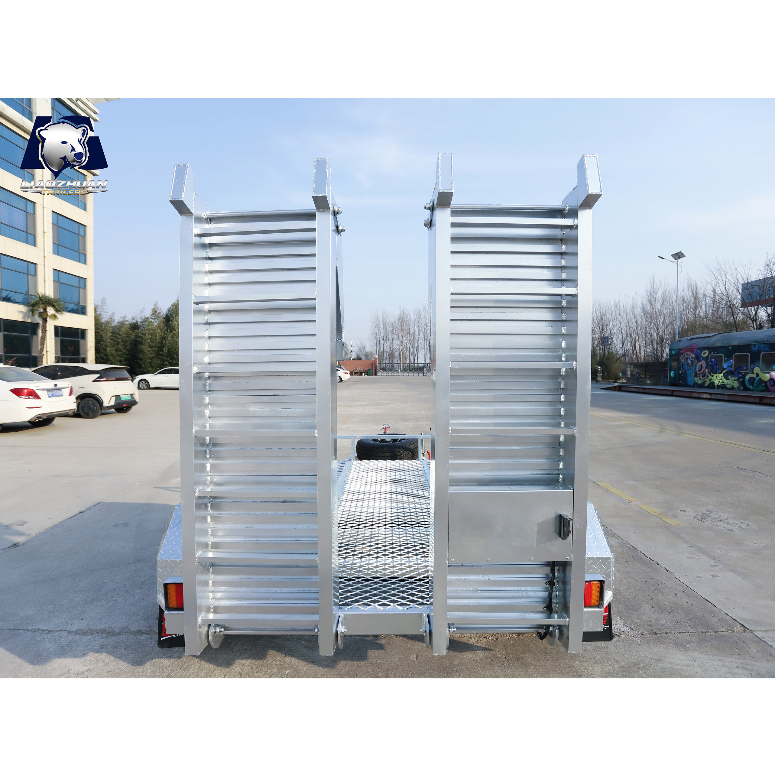 8×5 Double-axis Hot-Dip Galvanised Excavator Trailer 3500kg ATM
