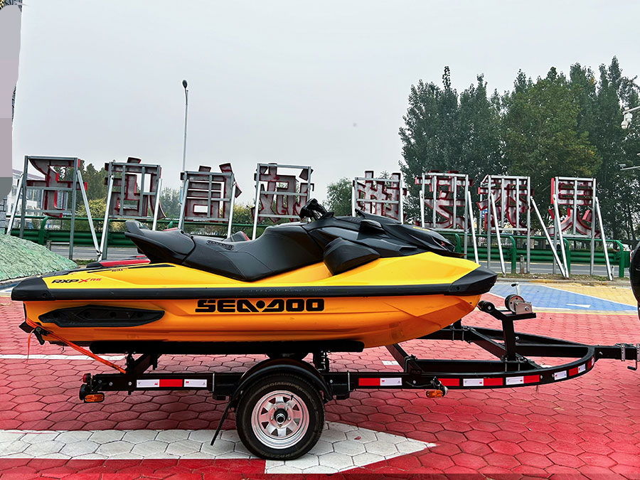 Double yacht trailer