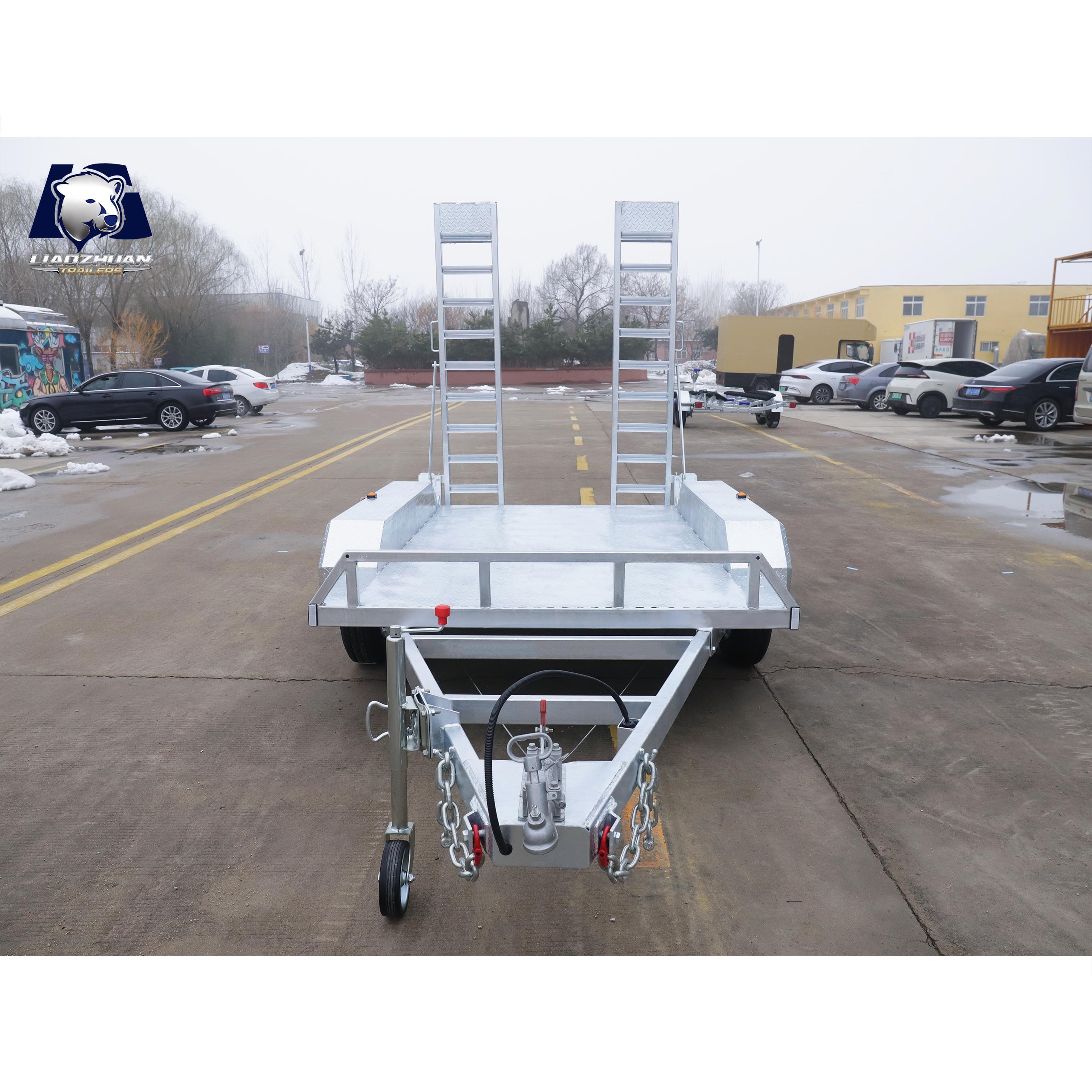 8×5 Double-axis Hot-Dip Galvanised Excavator Trailer 2000kg ATM