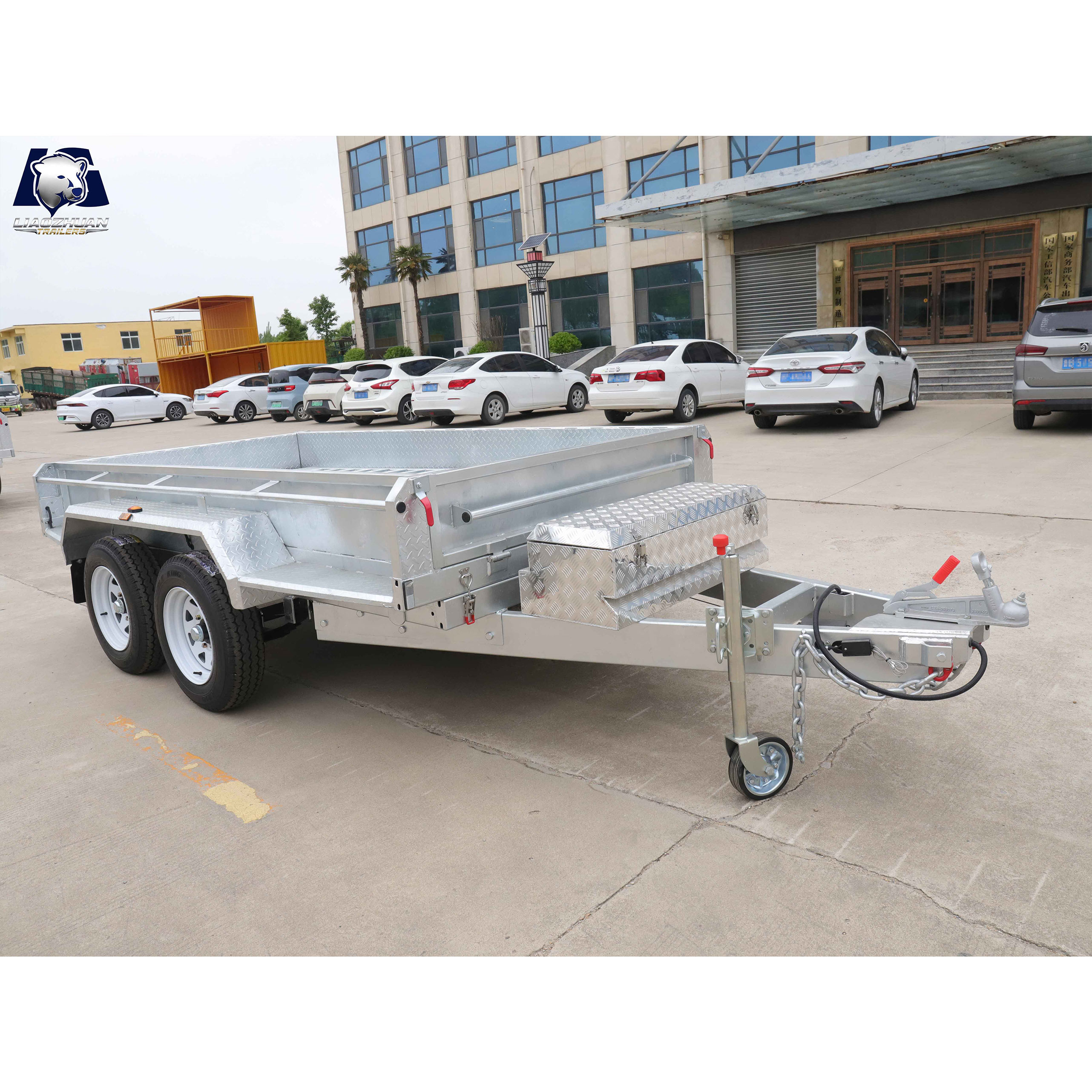10x5 Hydraulic Tipper Galvanised Trailer 3000kg ATM (Electric Brake)