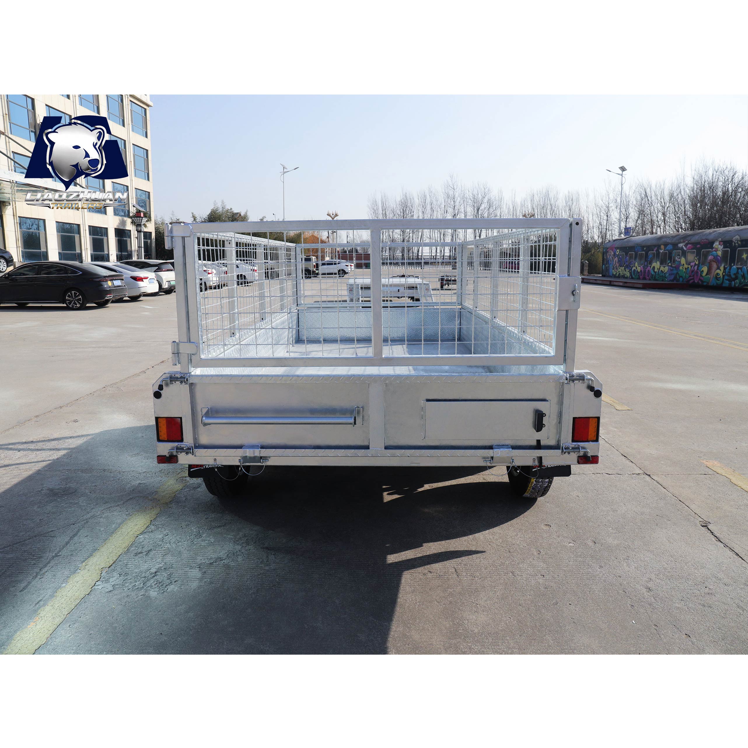10x5 Hydraulic Tipper Galvanised Box Trailer 3500kg ATM (Electric Brake)