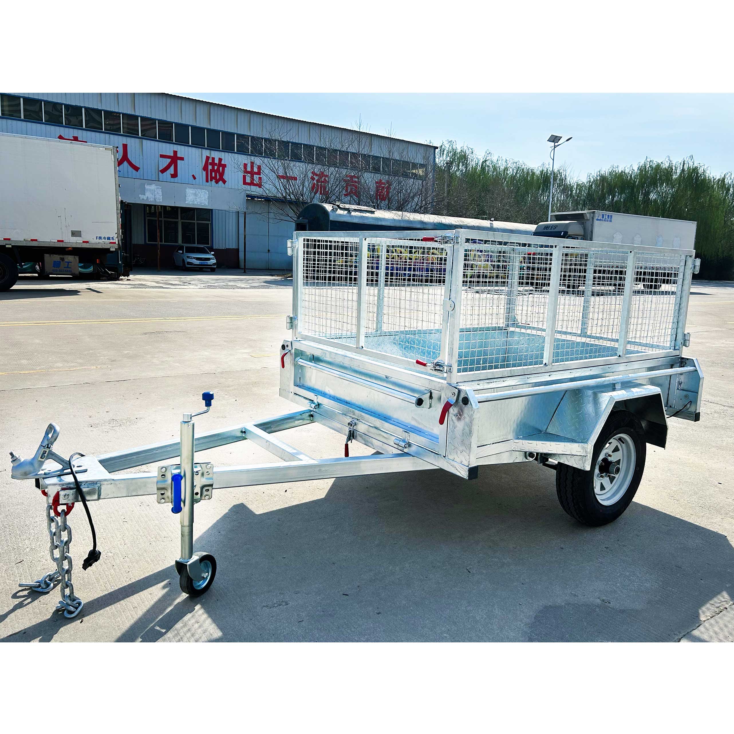 8x5 Premium Single Axle Hot-Dip Galvanised Tilting Box Trailer 750kg ATM