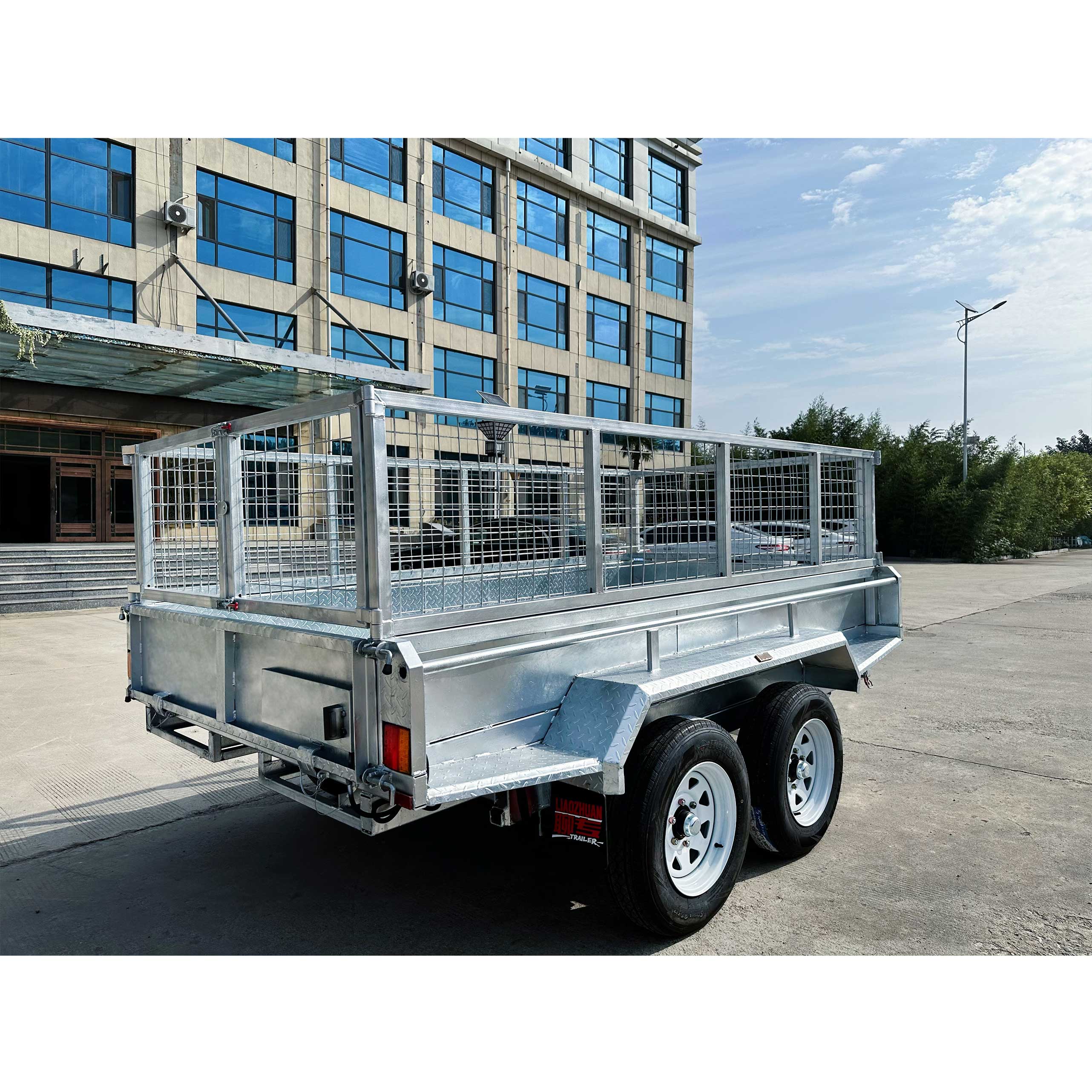 10x5 Hydraulic Tipper Galvanised Box Trailer 3200kg ATM (Electric Brake)