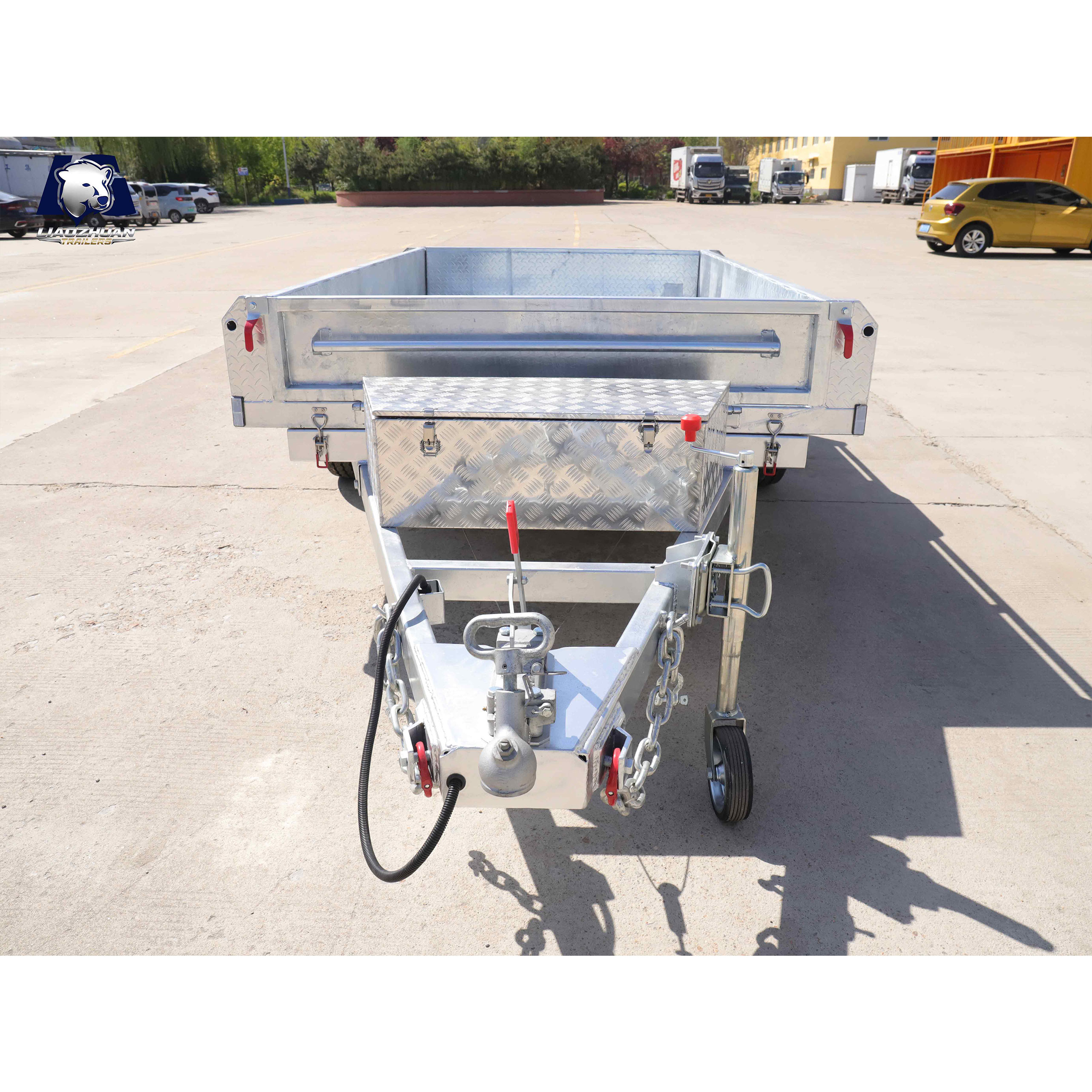 8x5 Hydraulic Single-axis Tipper Galvanised Trailer 1800kg ATM (Impact brake + butterfly brake)
