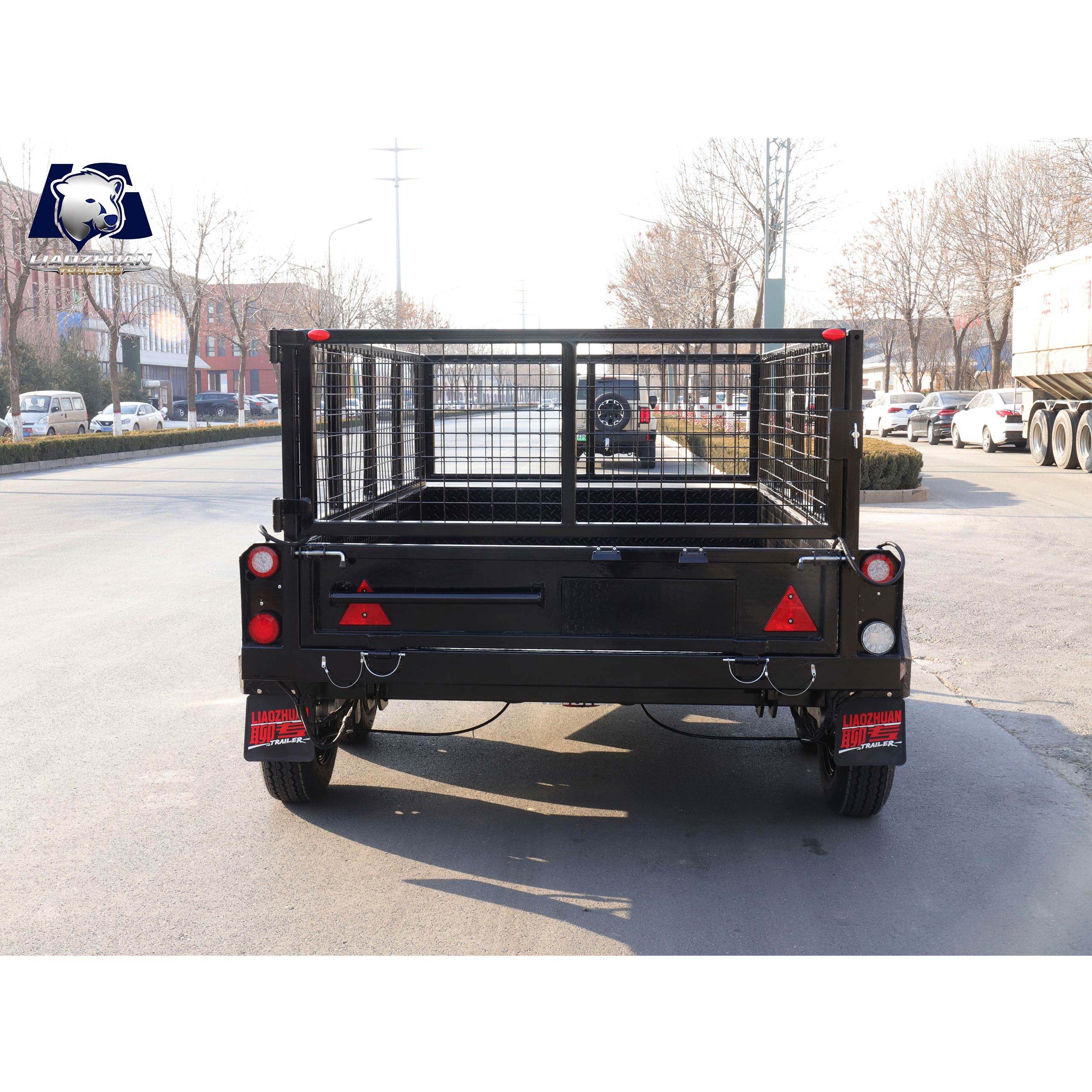 8x5 Hydraulic Dual-axis Tipper Painting Trailer 3000kg ATM (Collision Brake)