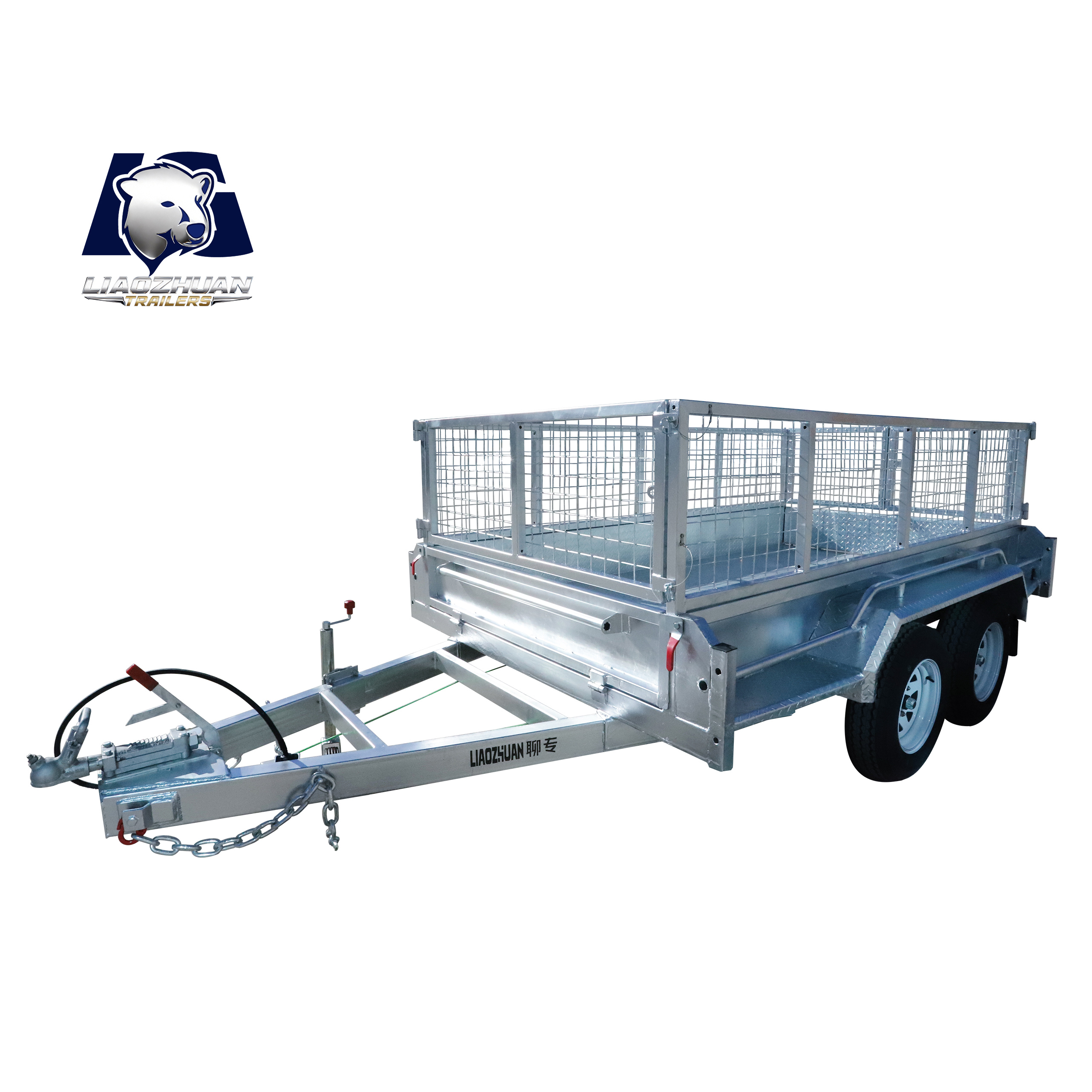 10×5 Tandem Axle Hot-Dip Galvanised Box Trailer 2000kg ATM