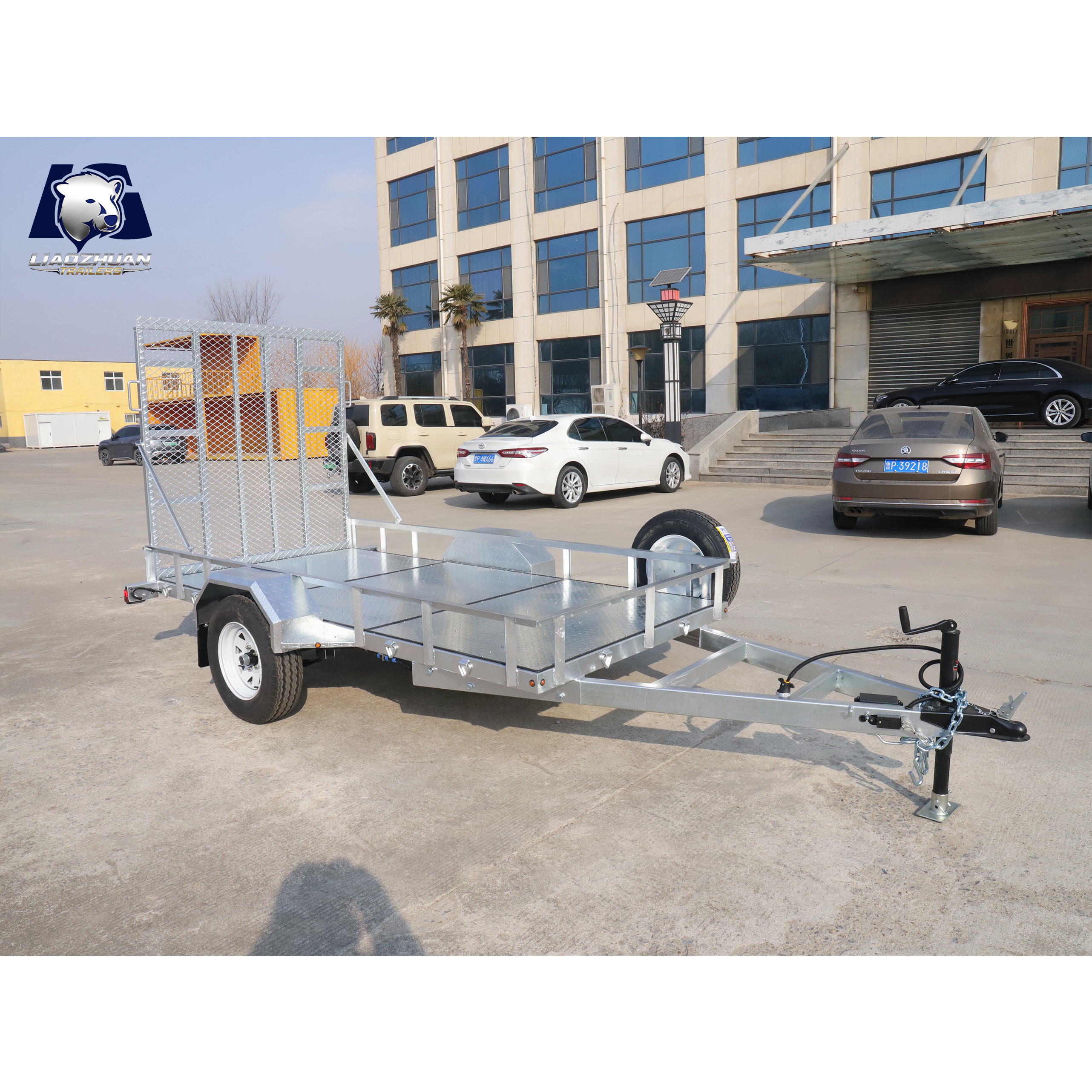 Hot-dip galvanized Utility trailer GVM 3000 pounds