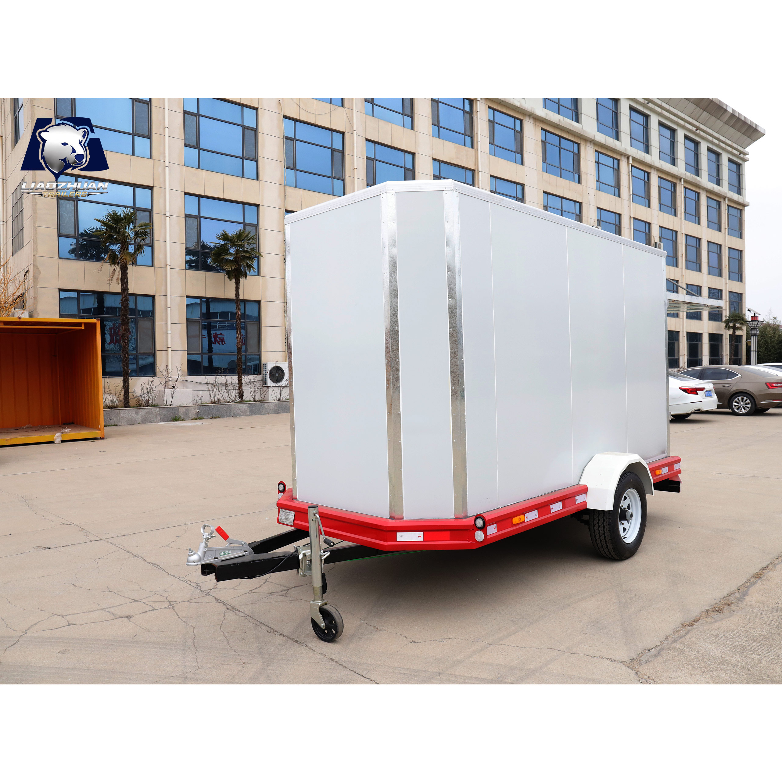 Single-axle box trailer