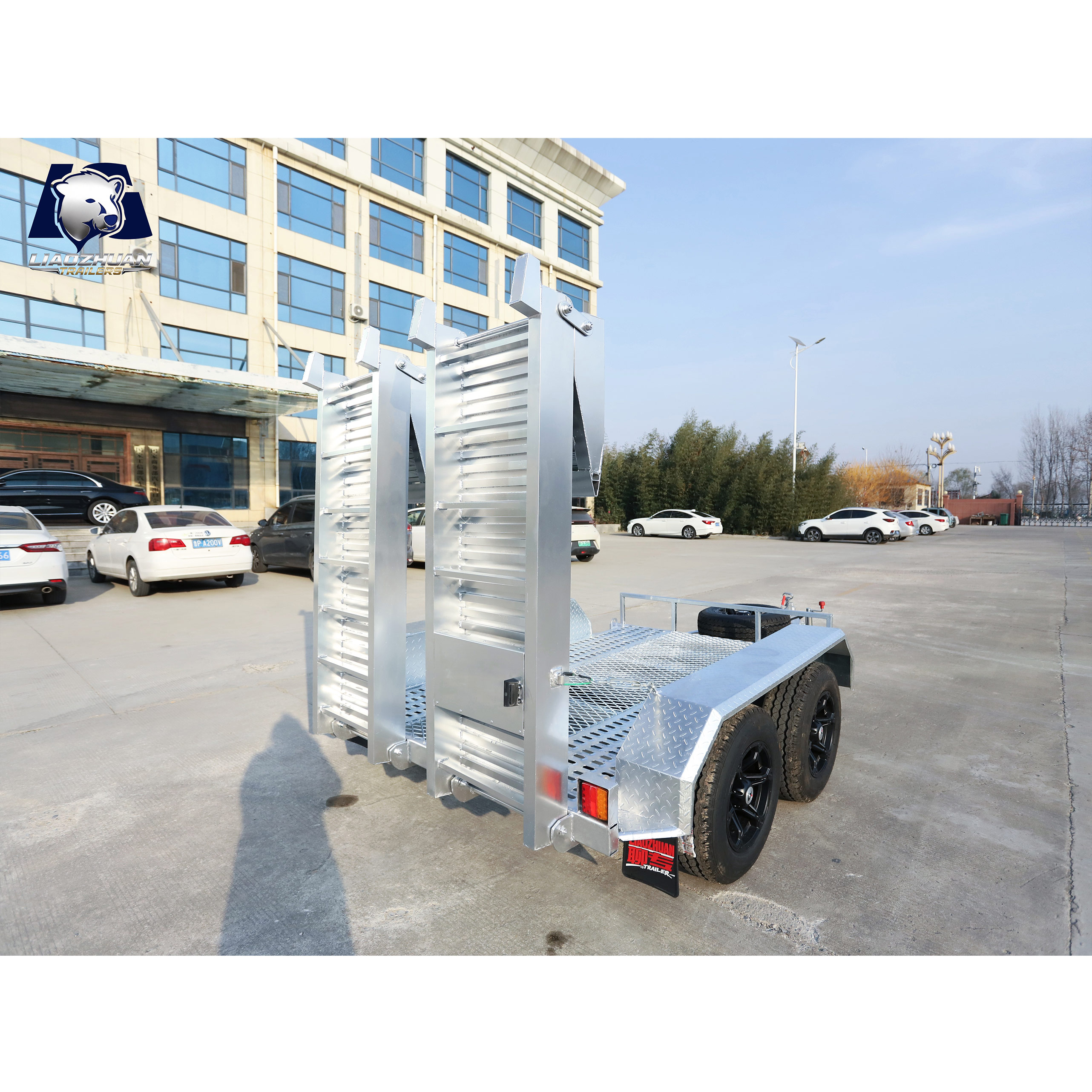8×5 Double-axis Hot-Dip Galvanised Excavator Trailer 3500kg ATM