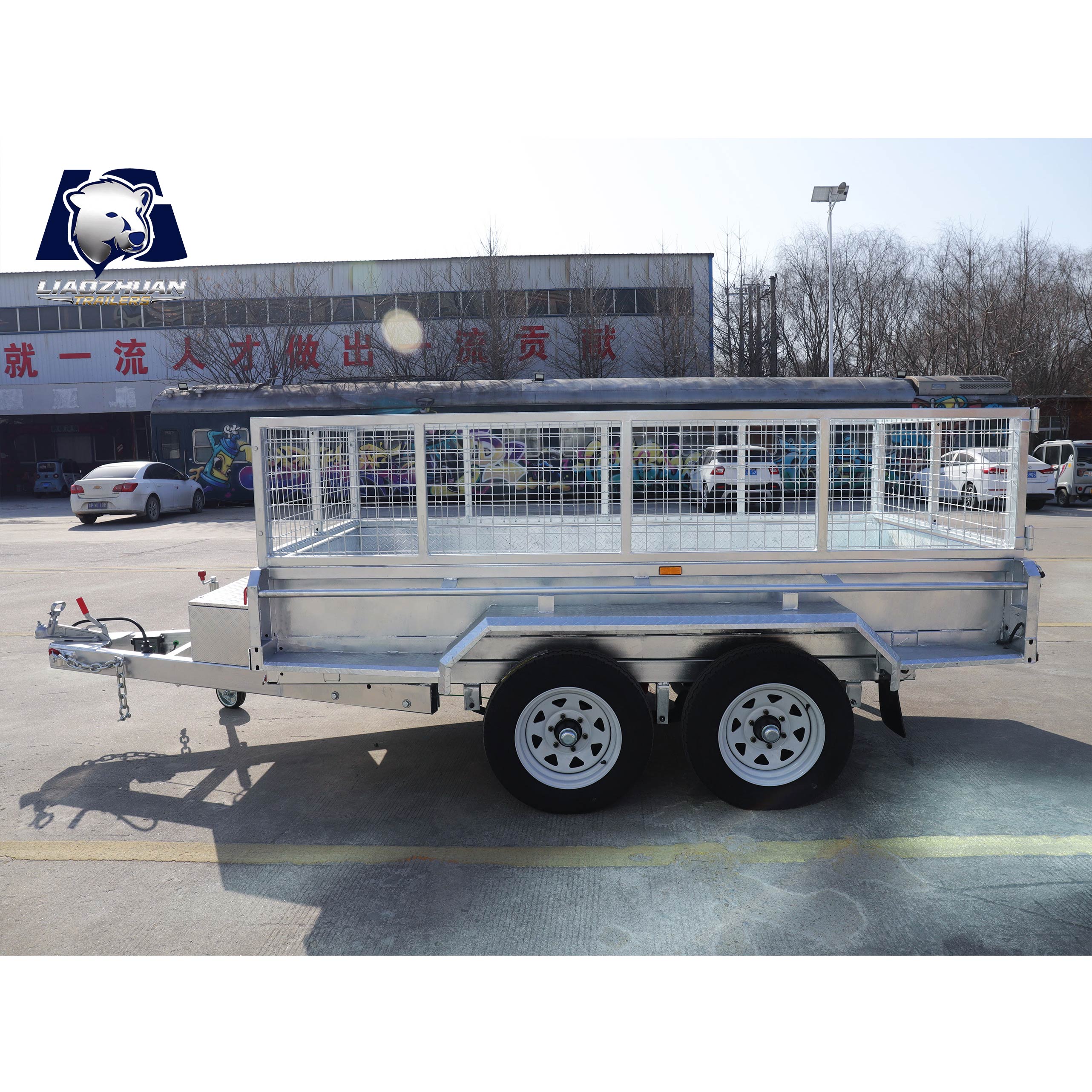 10x5 Hydraulic Tipper Galvanised Box Trailer 3500kg ATM (Electric Brake)
