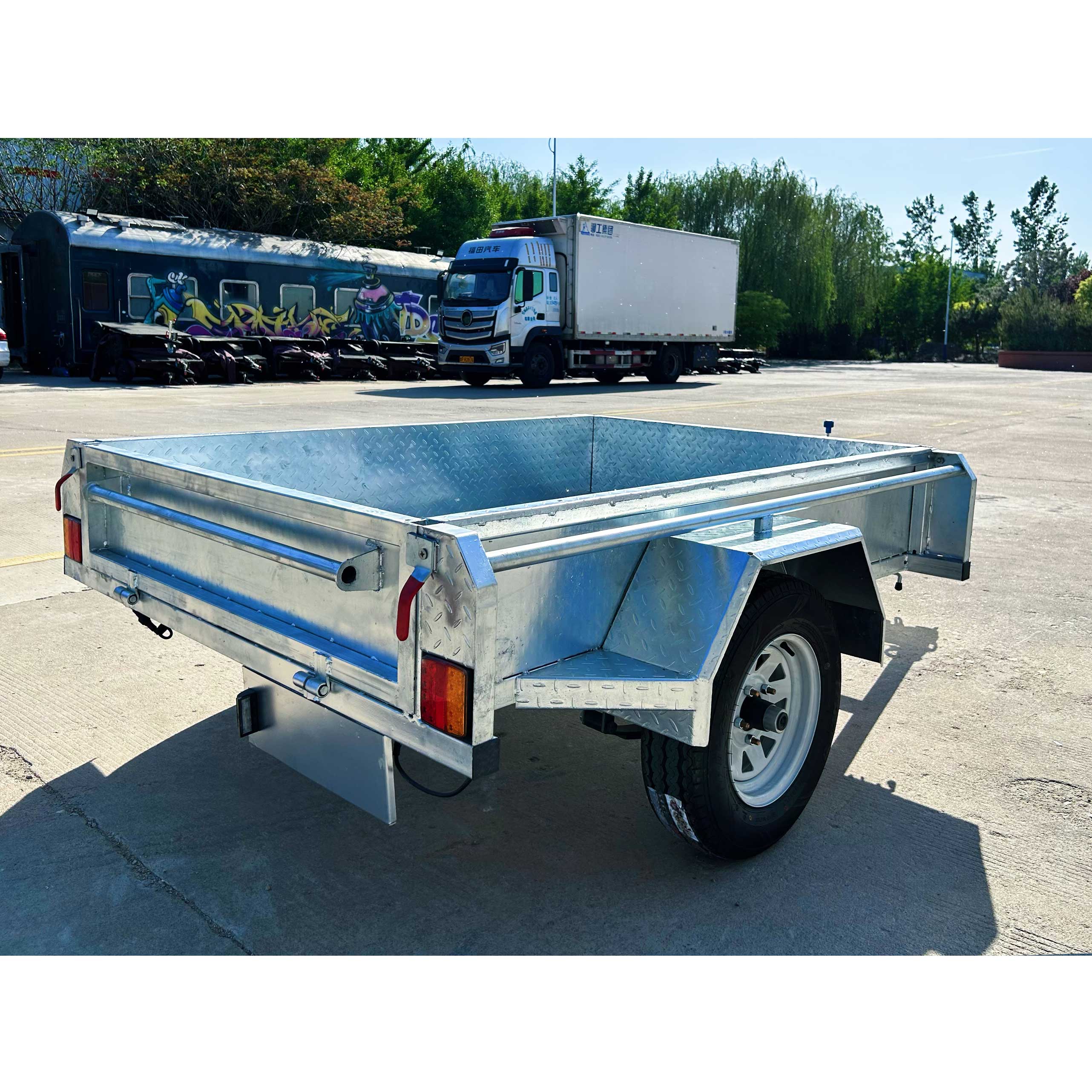 6x4 Premium Single Axle Hot-Dip Galvanised Tilting Box Trailer 750kg ATM