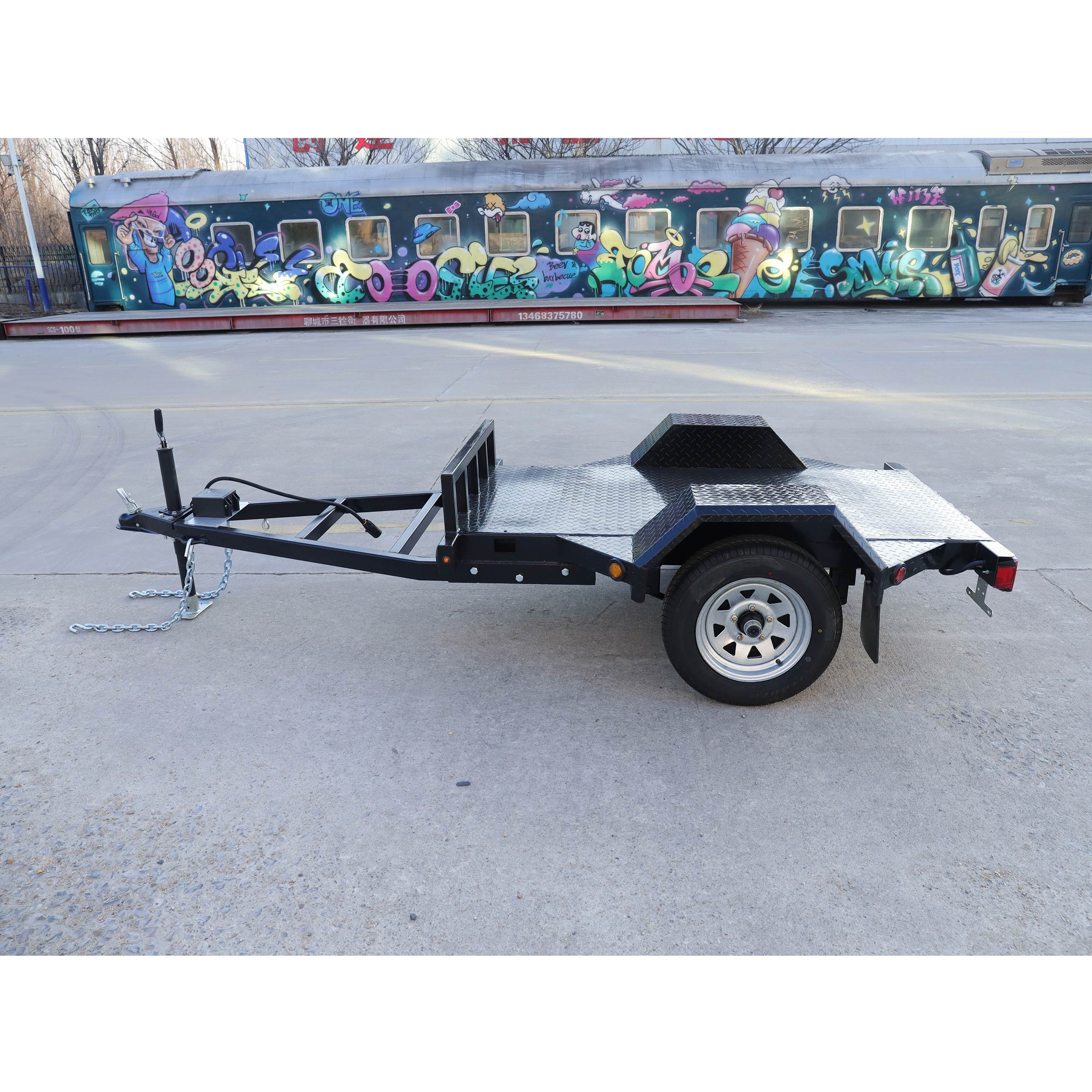 US ATM1340kg Single-shaft generator trailer