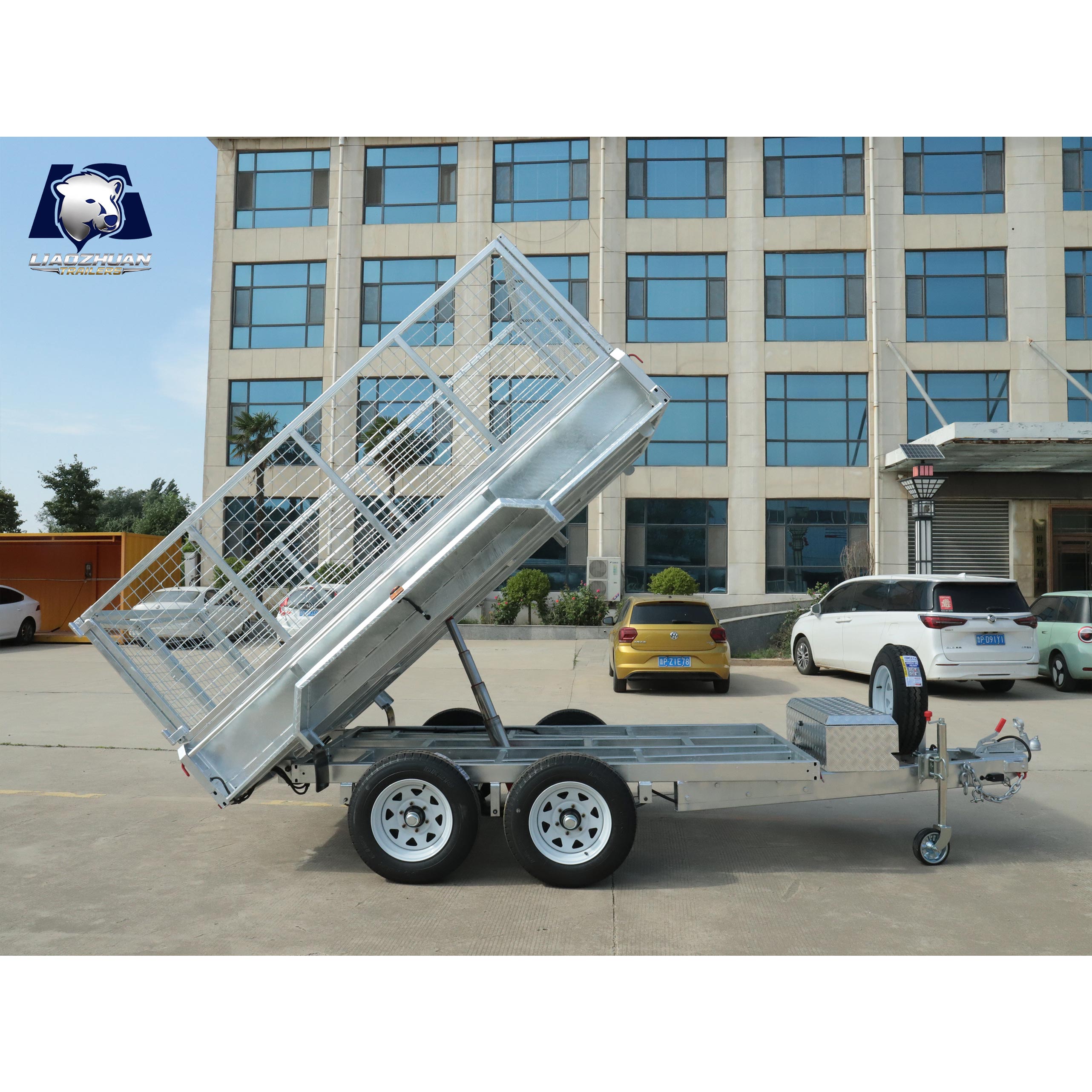 10x5 Hydraulic Tipper Galvanised Trailer 3500kg ATM (Electric Brake)