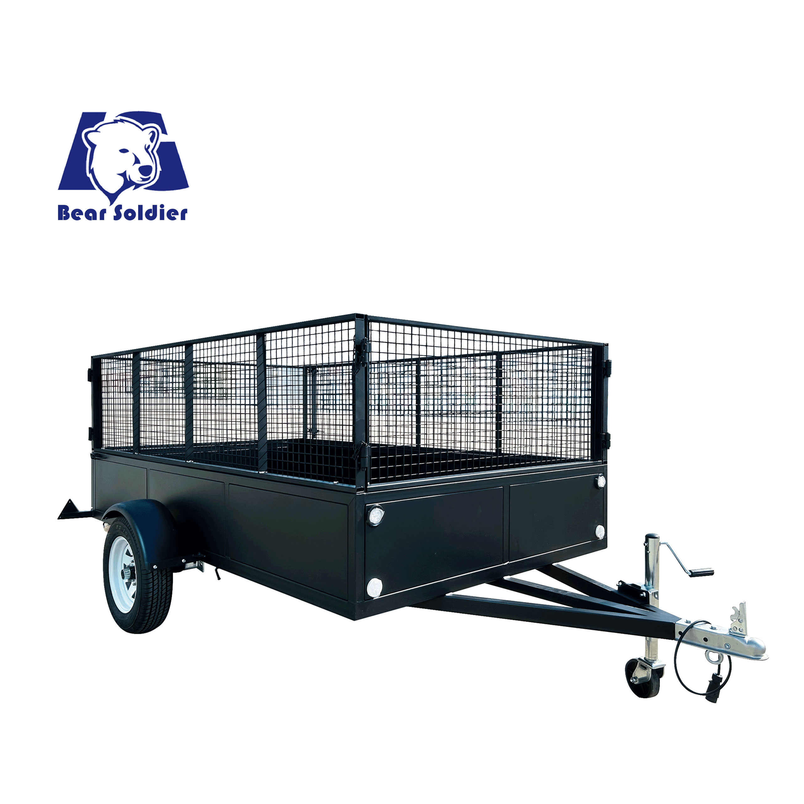 8x5 Premium Single Axle Hot-Dip Galvanised Box Trailer 1400kg ATM
