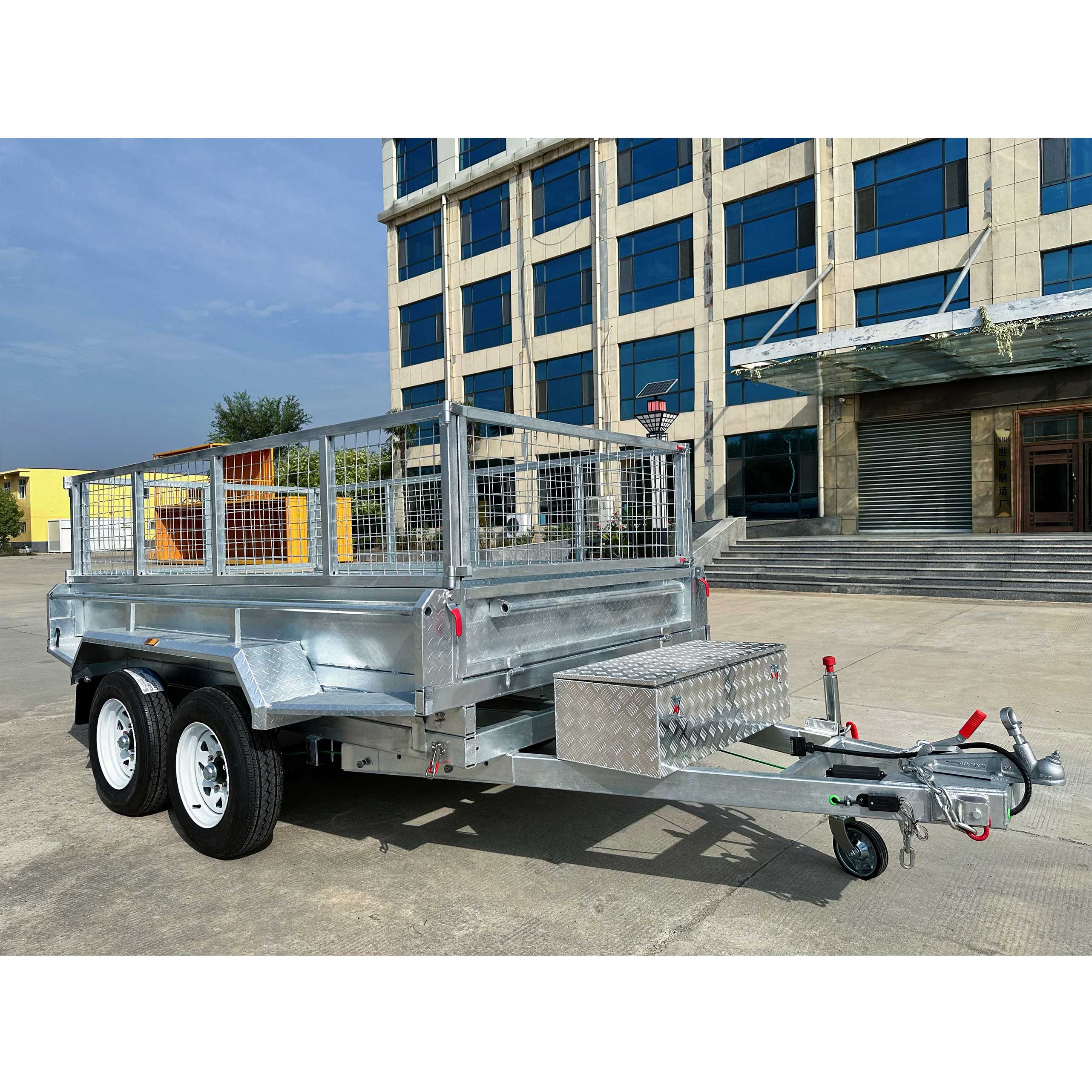 10x5 Hydraulic Tipper Galvanised Box Trailer 3200kg ATM (Electric Brake)