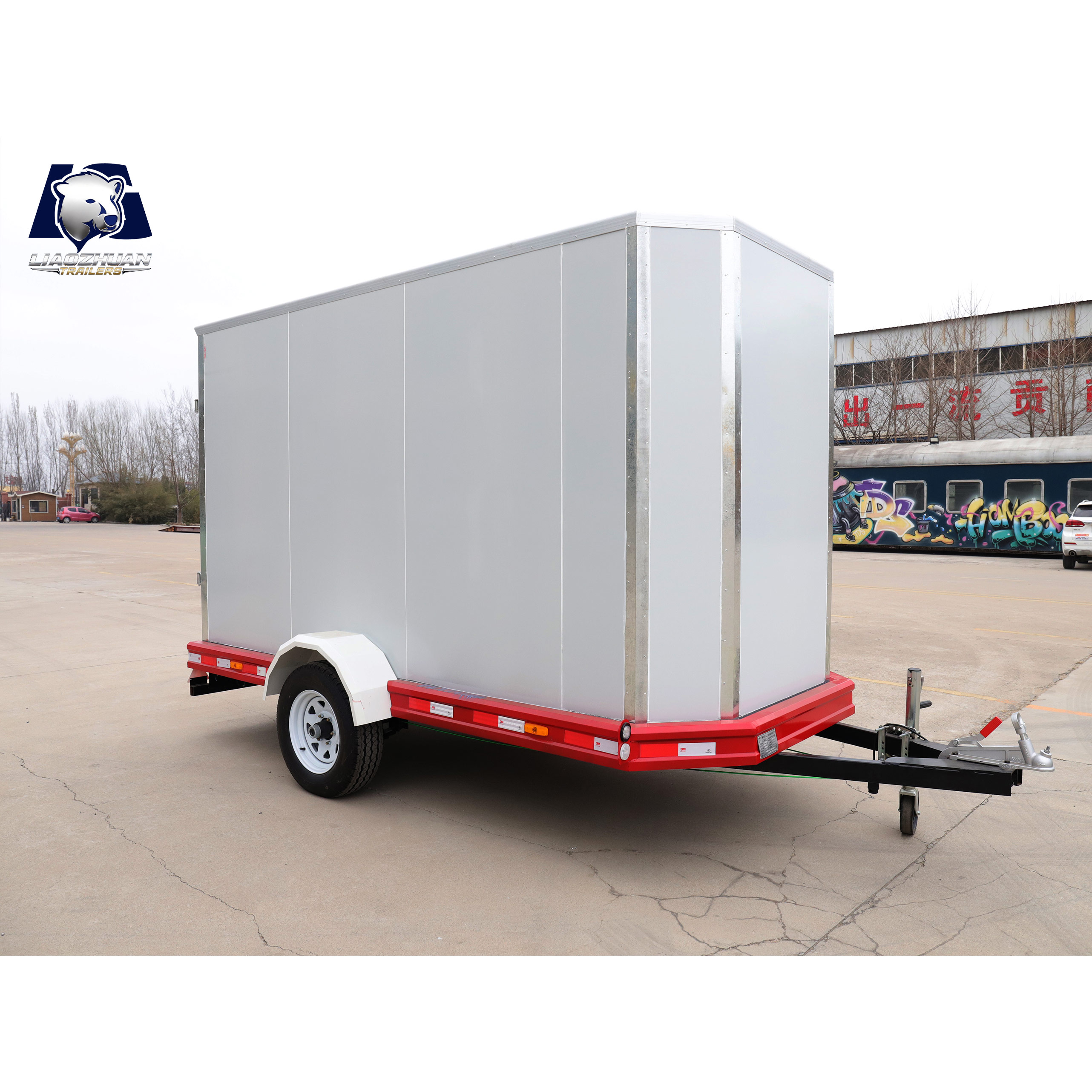 Single-axle box trailer