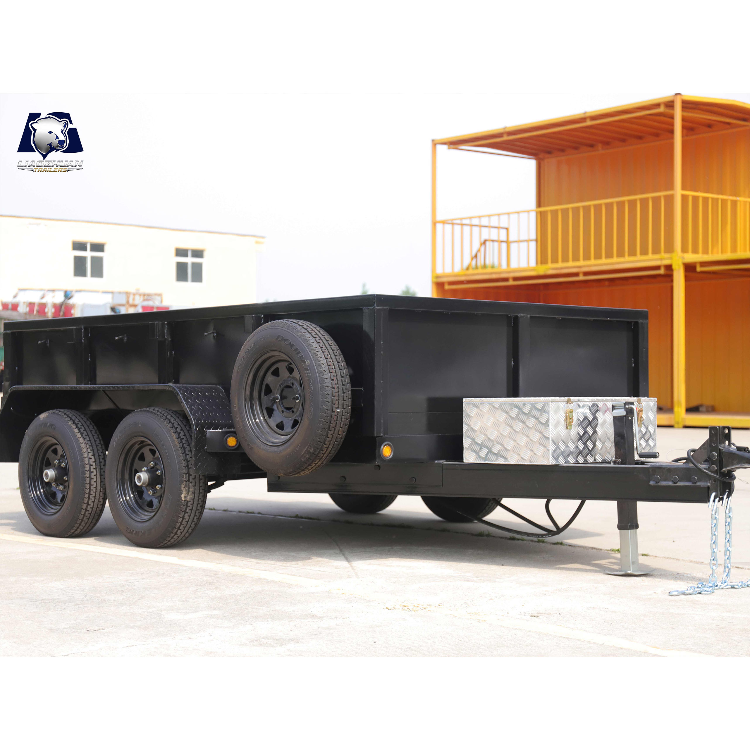10x5 Hydraulic Dual-axis Tipper Painting Trailer 3000kg ATM (Electric Brake)