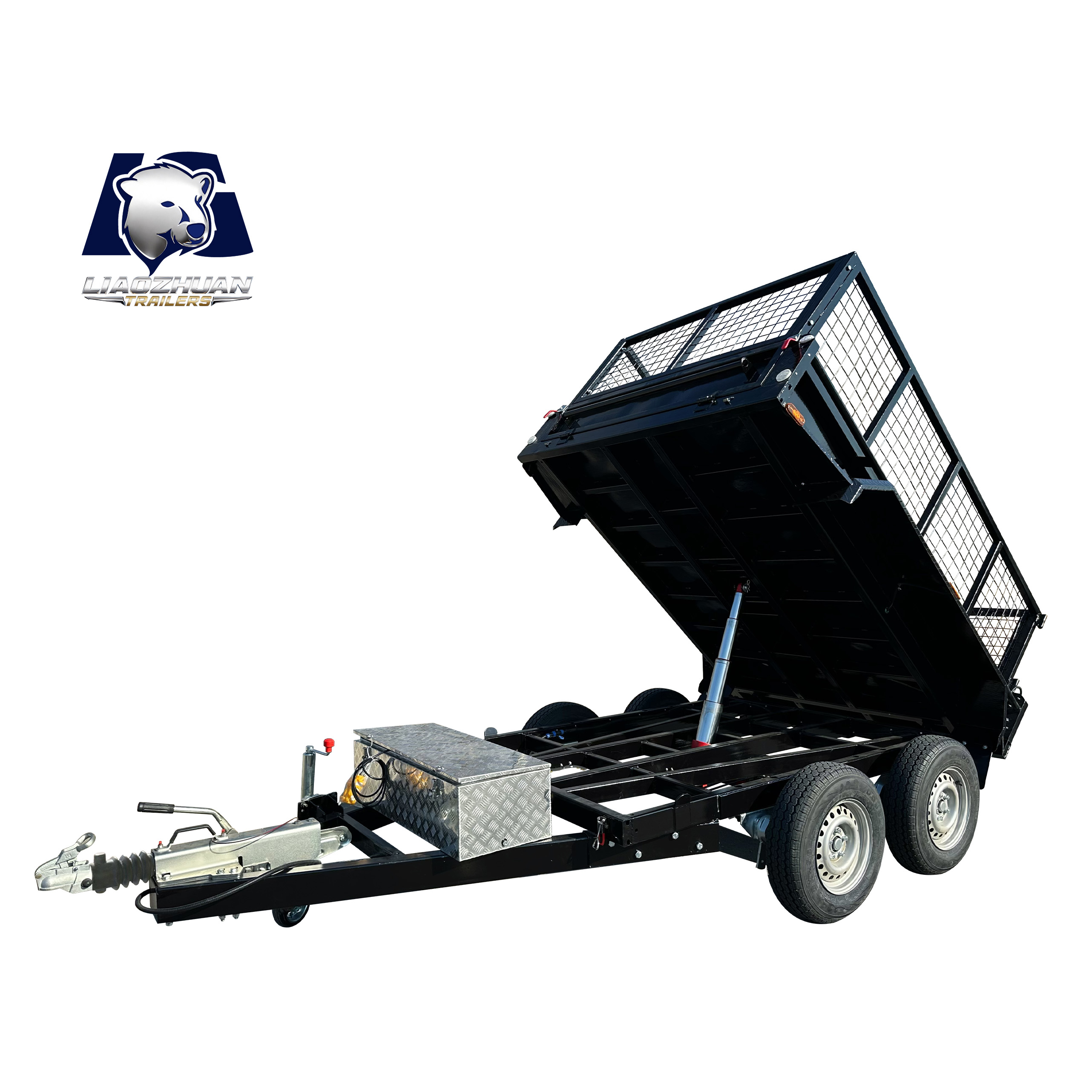 8x5 Hydraulic Dual-axis Tipper Painting Trailer 3000kg ATM (Collision Brake)