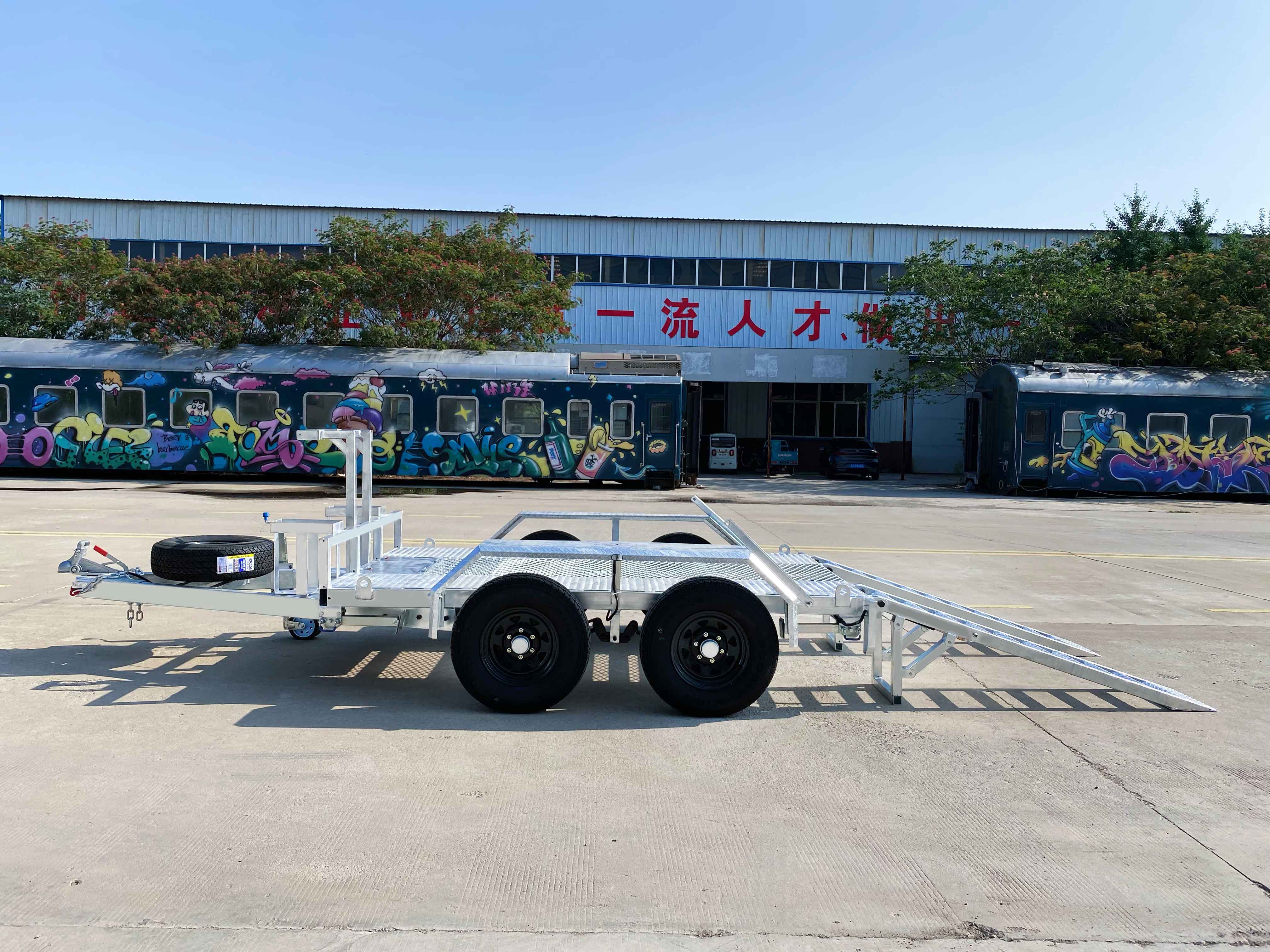 ATM4000kg small excavator agricultural trailer