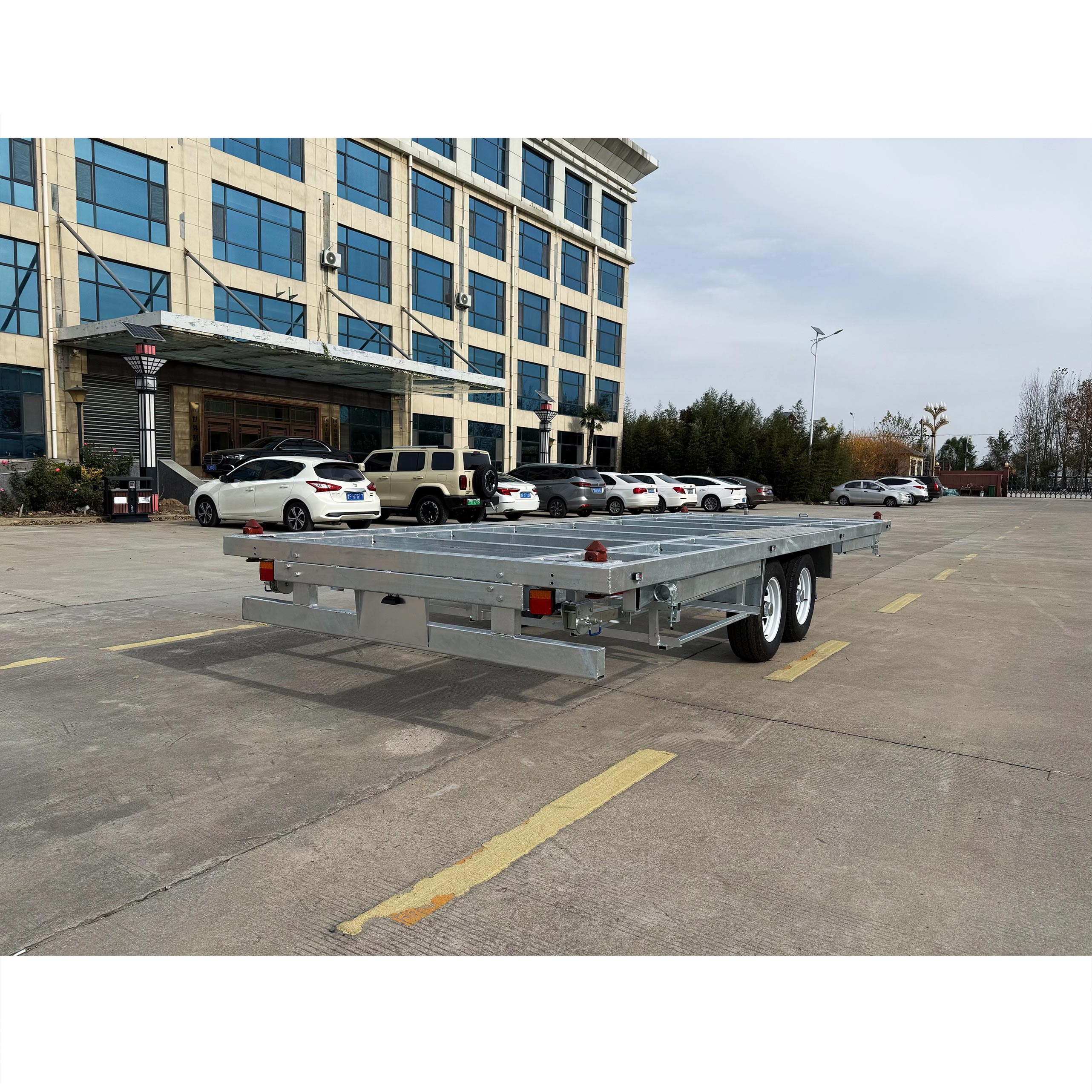 Hot-dip Galvanizing Skeleton Style Tiny House trailers