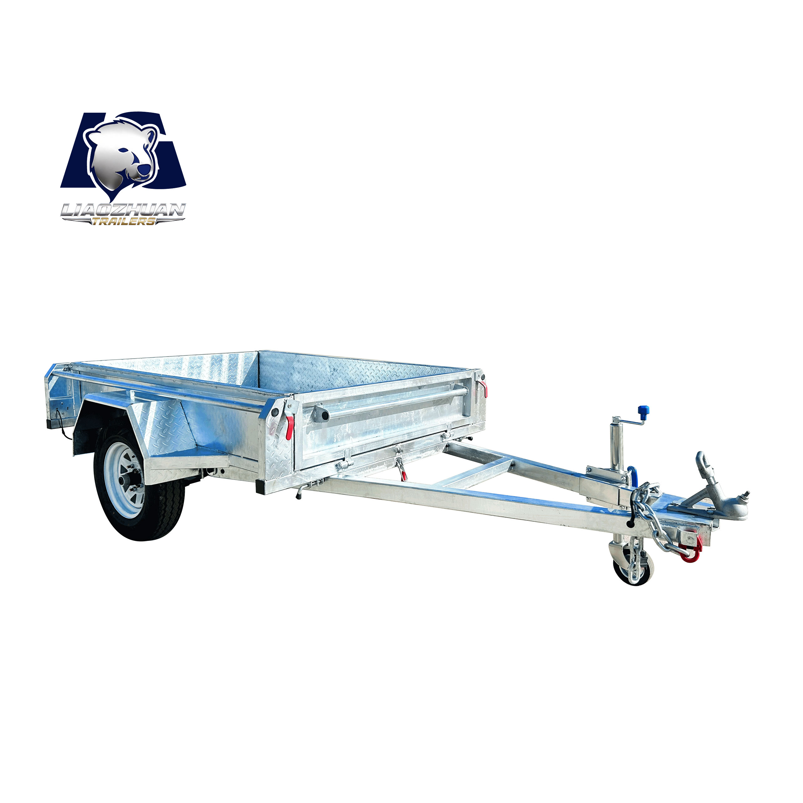 6x4 Premium Single Axle Hot-Dip Galvanised Tilting Box Trailer 750kg ATM