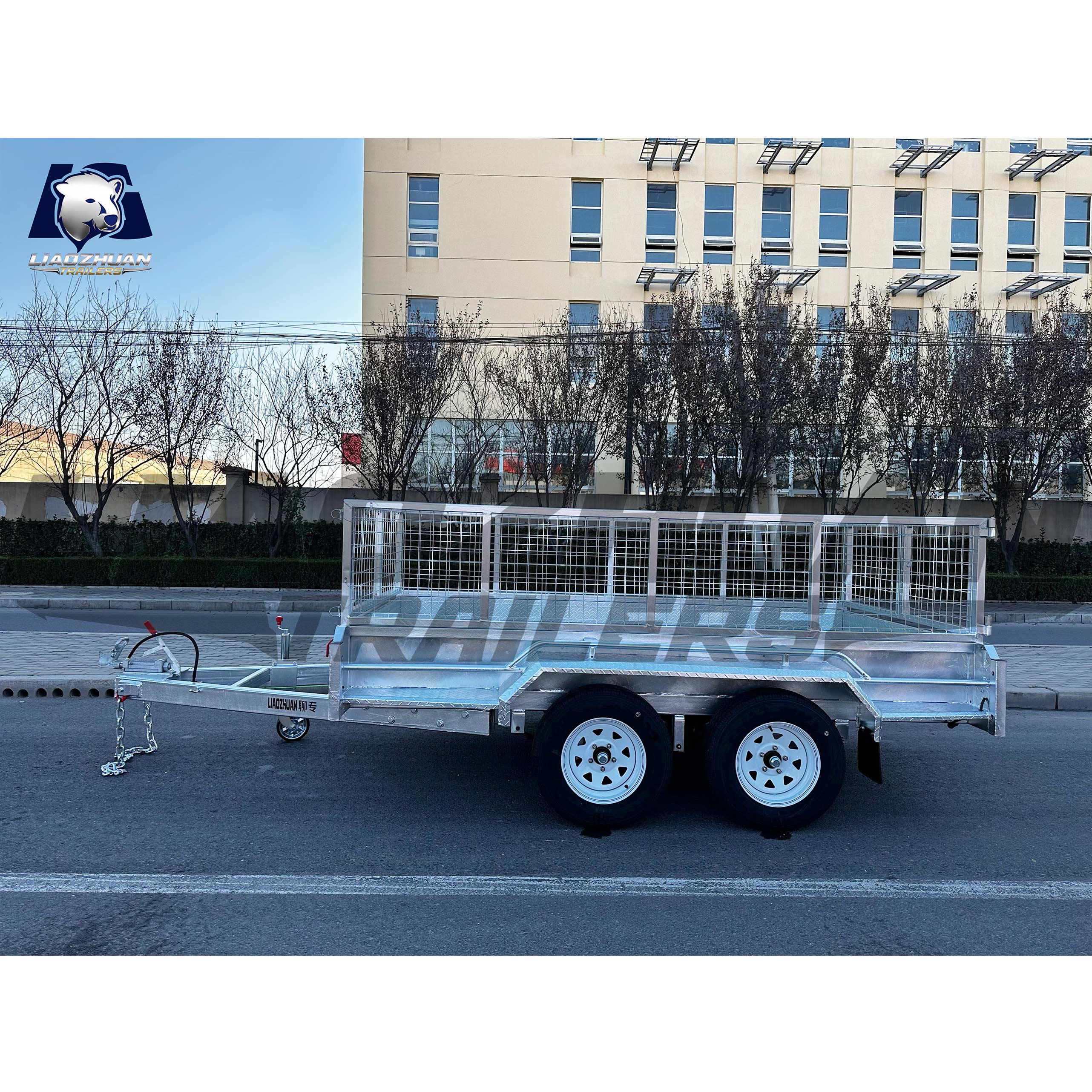 10×5 Tandem Axle Hot-Dip Galvanised Box Trailer 2000kg ATM