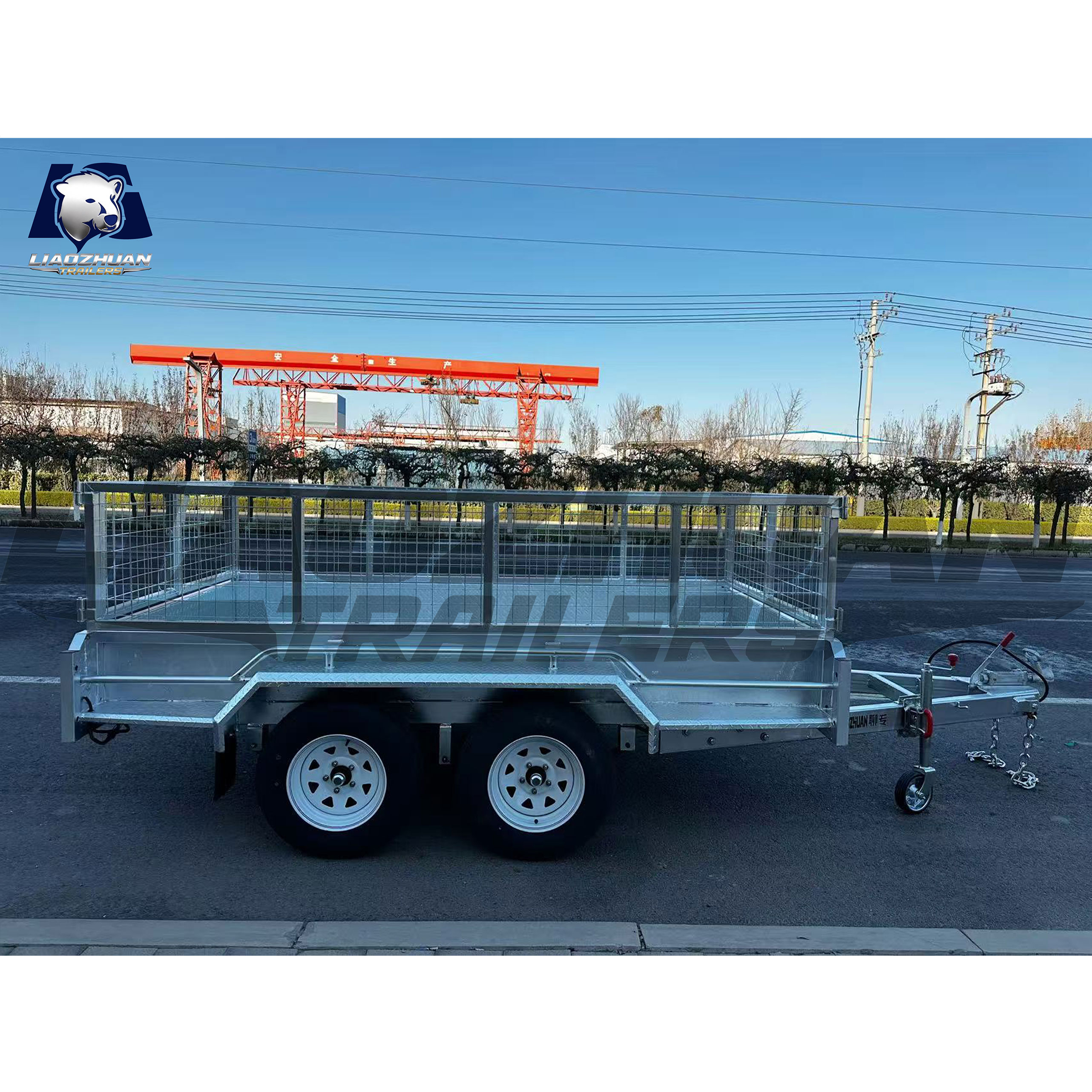 10×5 Tandem Axle Hot-Dip Galvanised Box Trailer 2000kg ATM