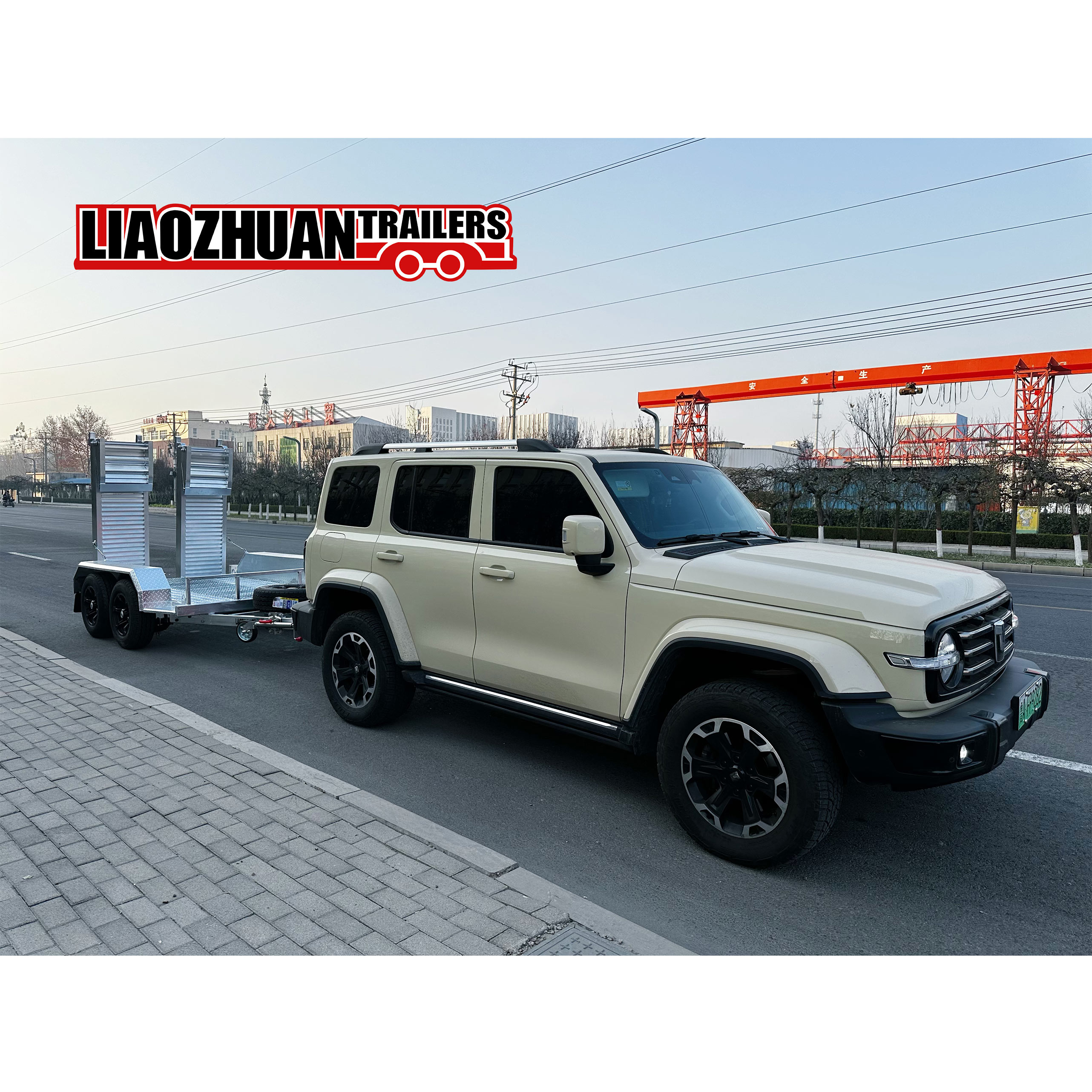 8×5 Double-axis Hot-Dip Galvanised Excavator Trailer 3500kg ATM