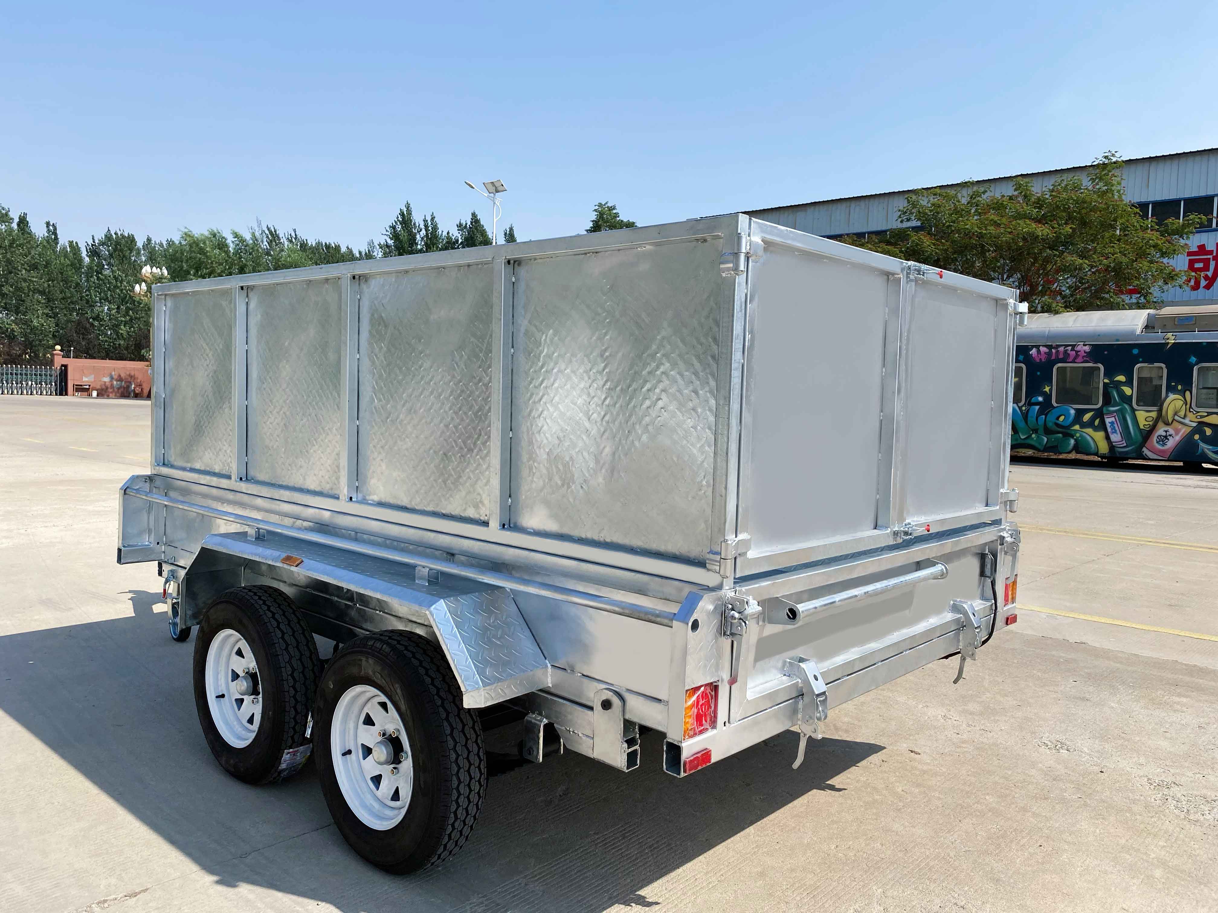 Two-axle series box trailer