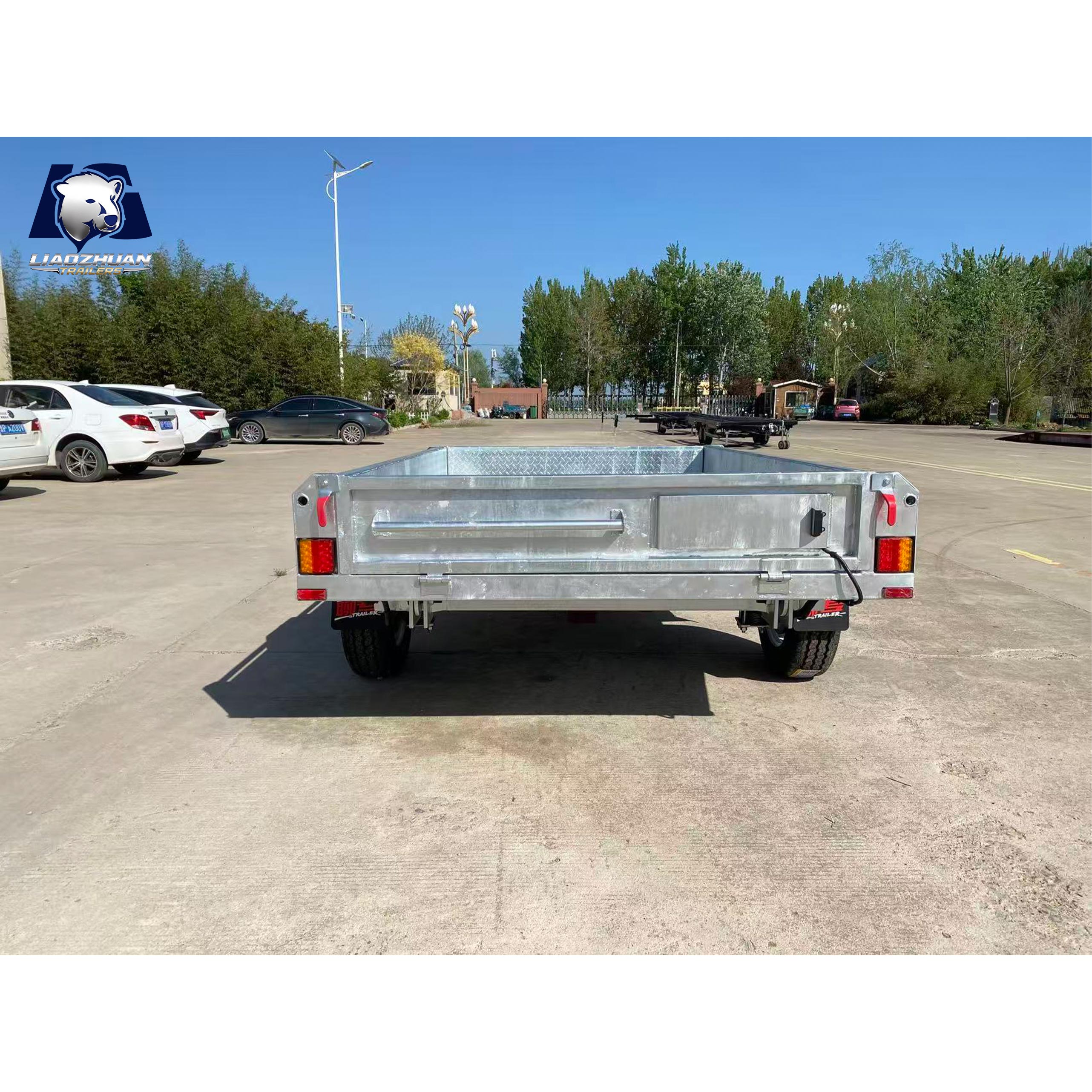 8x5 Hydraulic Single-axis Tipper Galvanised Trailer 1800kg ATM (Impact brake + butterfly brake)