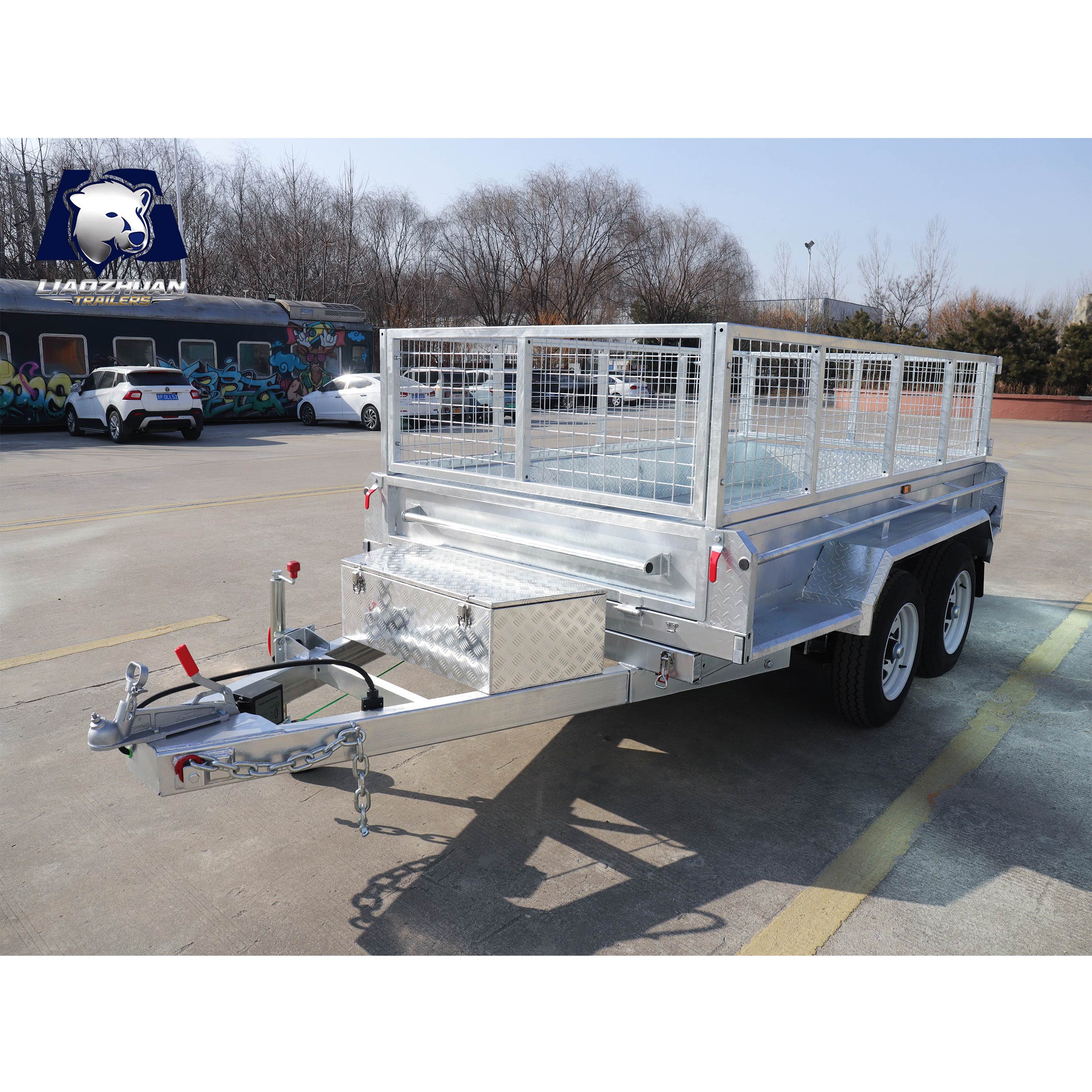 10x5 Hydraulic Tipper Galvanised Box Trailer 3500kg ATM (Electric Brake)