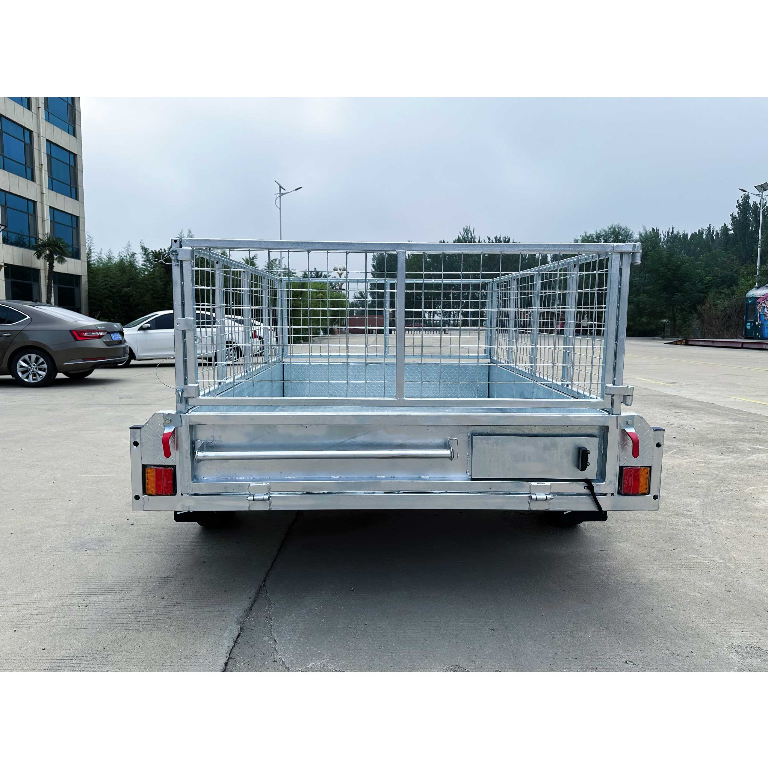Single-axis cage-type tandem 7*5 trailer ATM750kg
