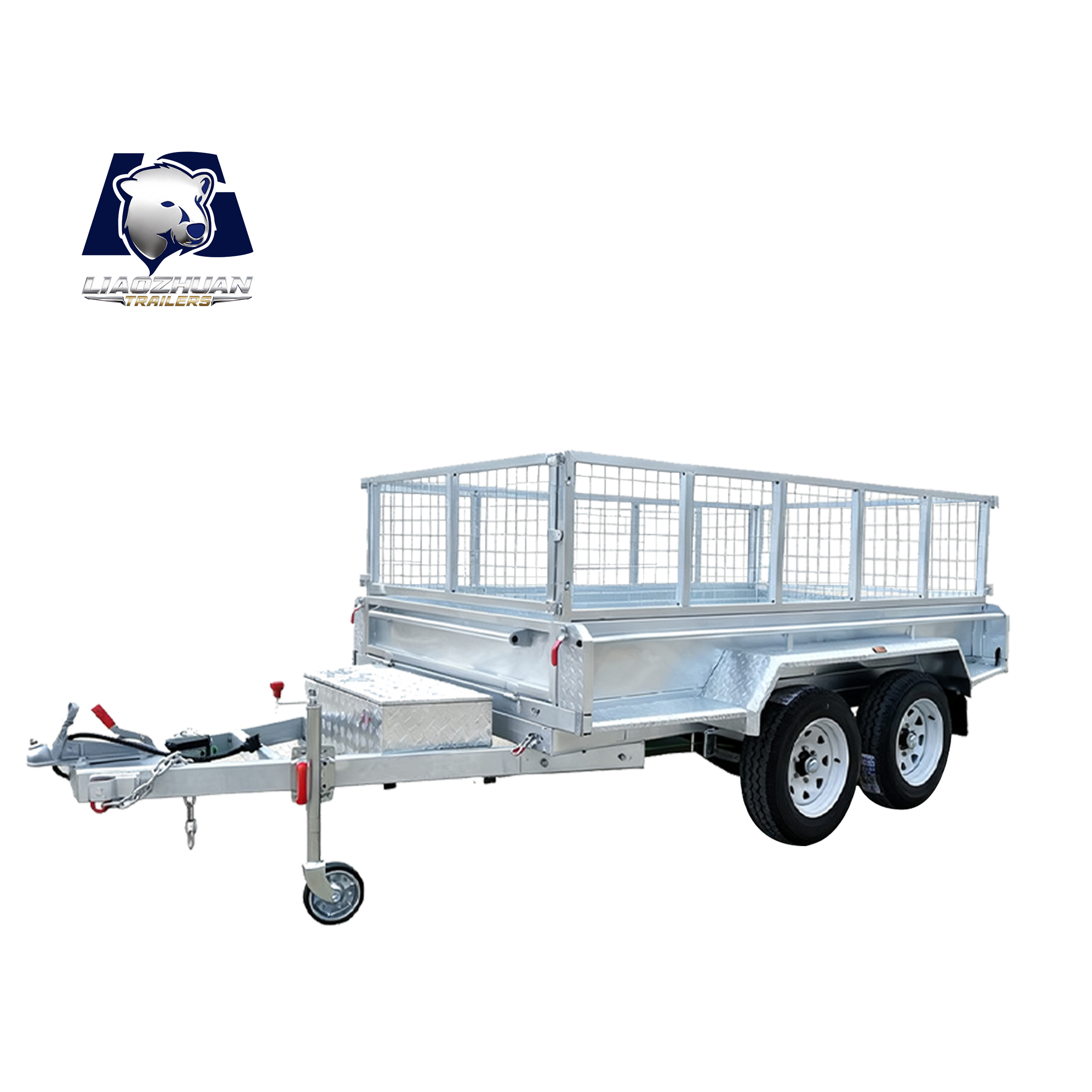 8x5 Hydraulic Tipper Galvanised Box Trailer 3500kg ATM (Electric Brake)