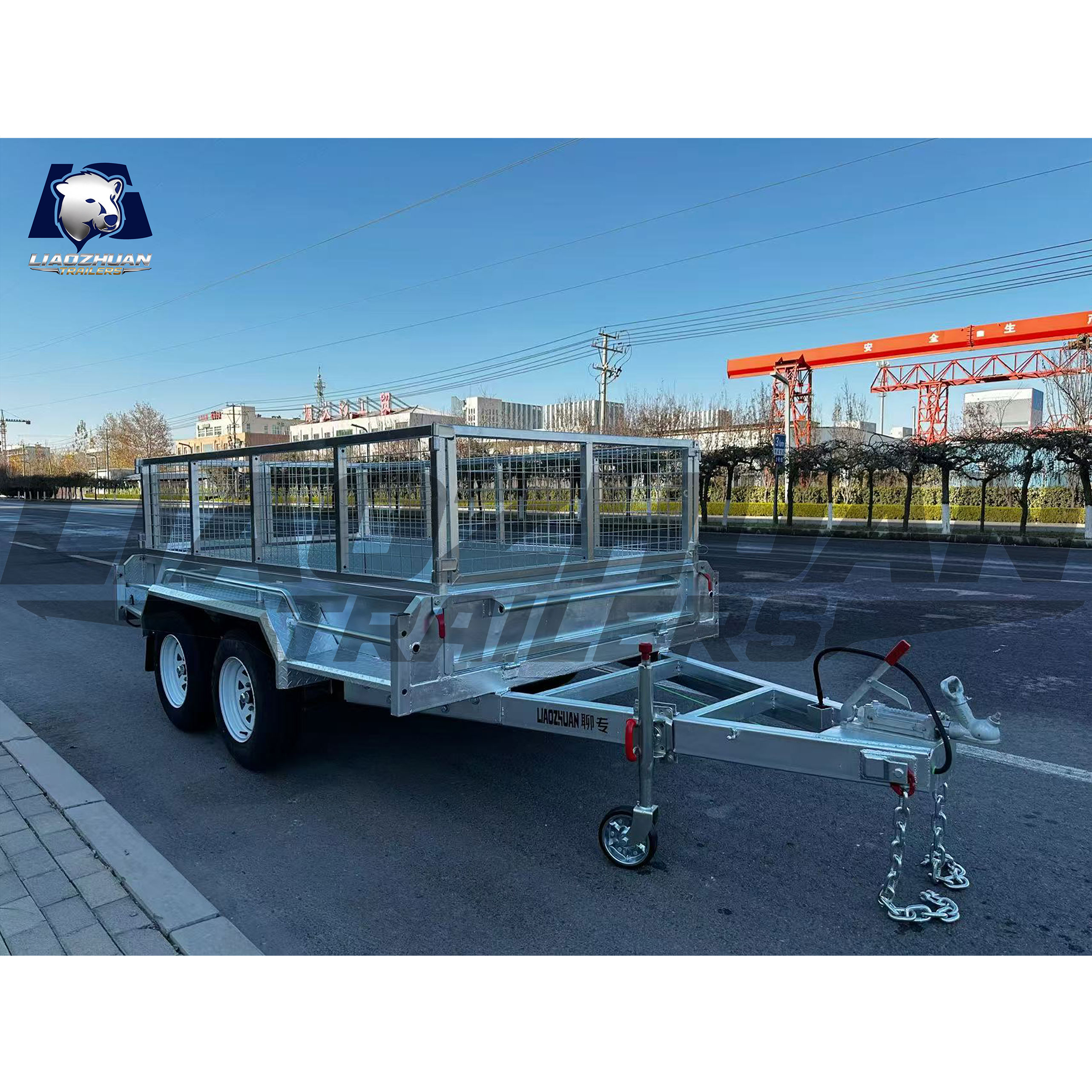 10×5 Tandem Axle Hot-Dip Galvanised Box Trailer 2000kg ATM