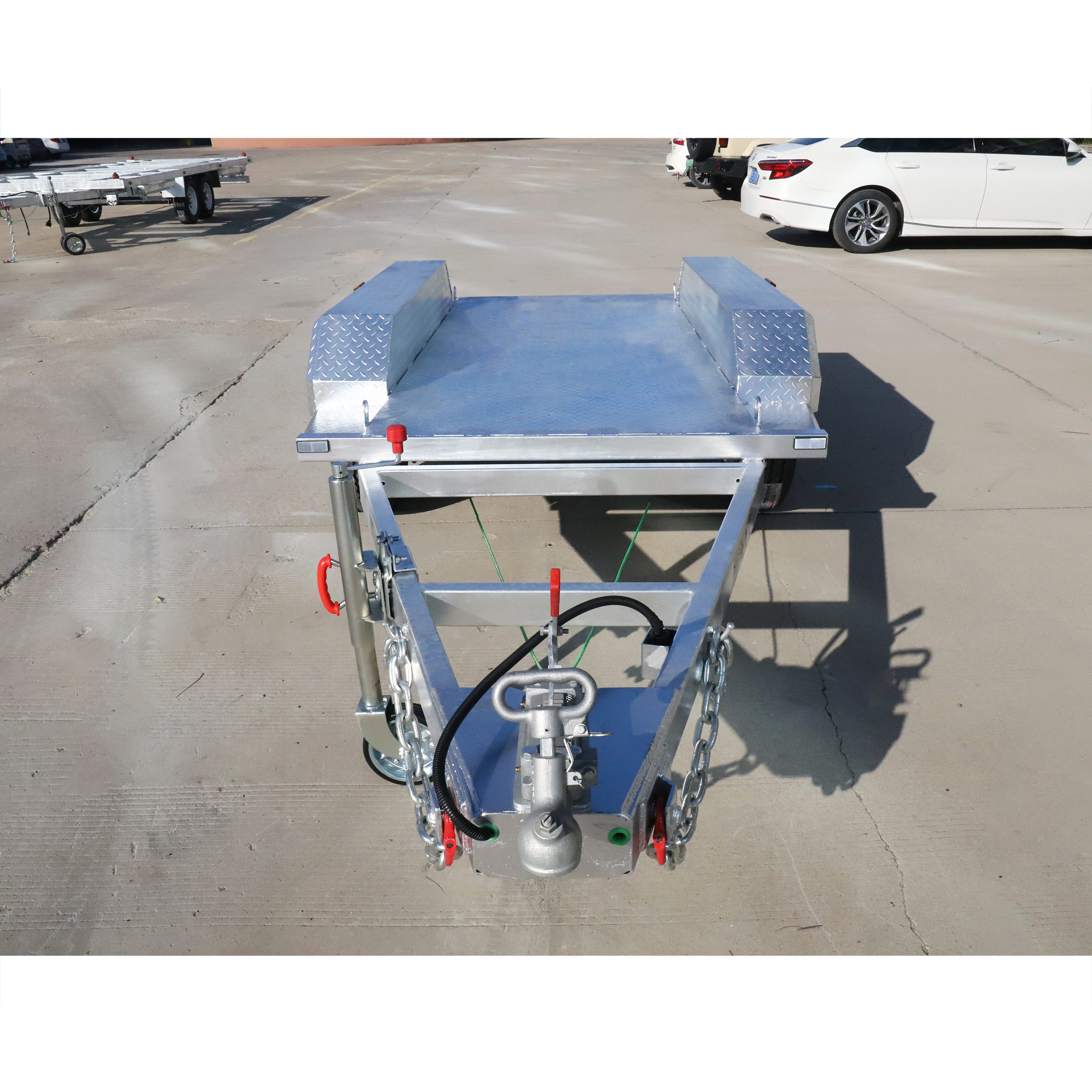 Two-axis generator trailer