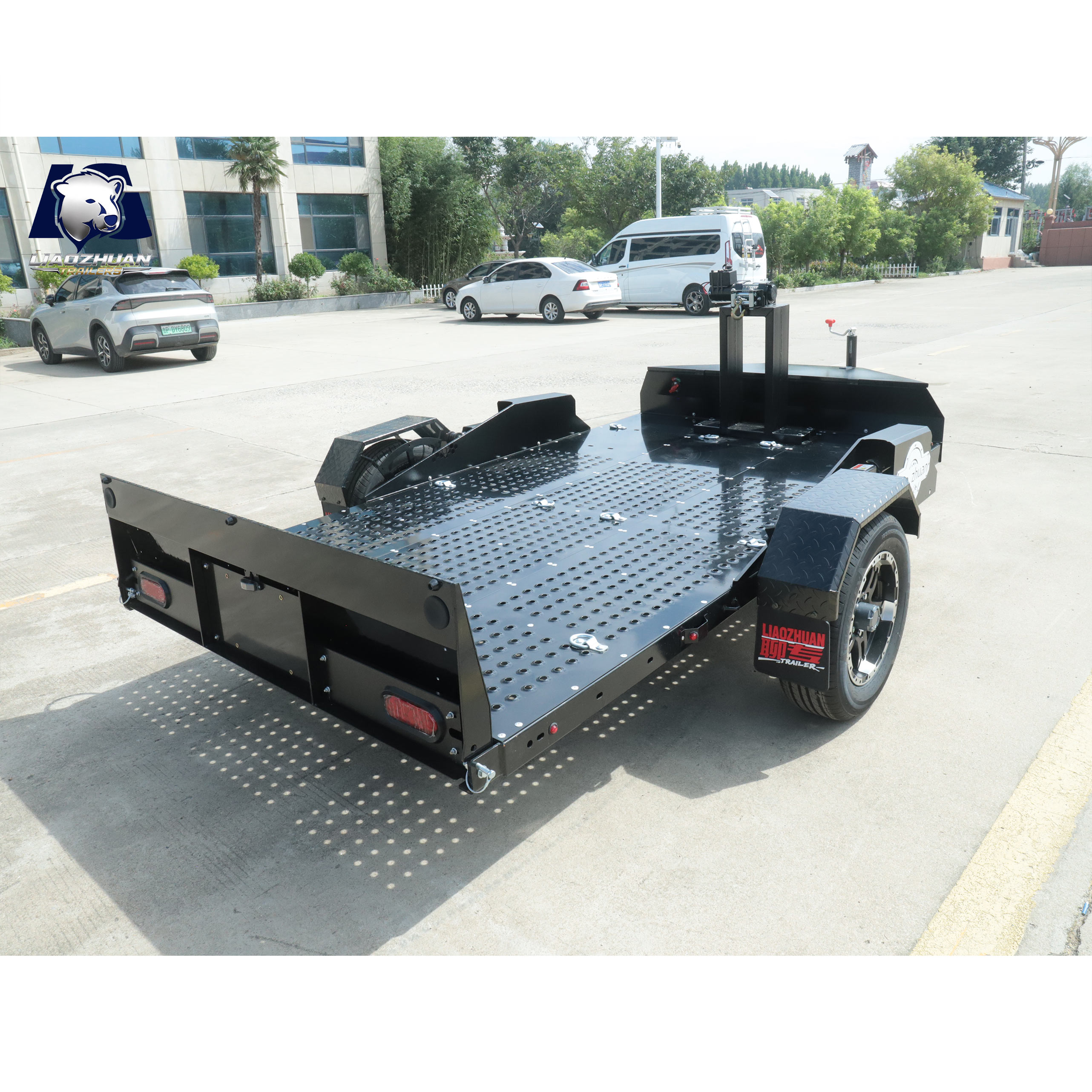 Single-axis Mobile Energy Storage Device Trailer 1500kg ATM