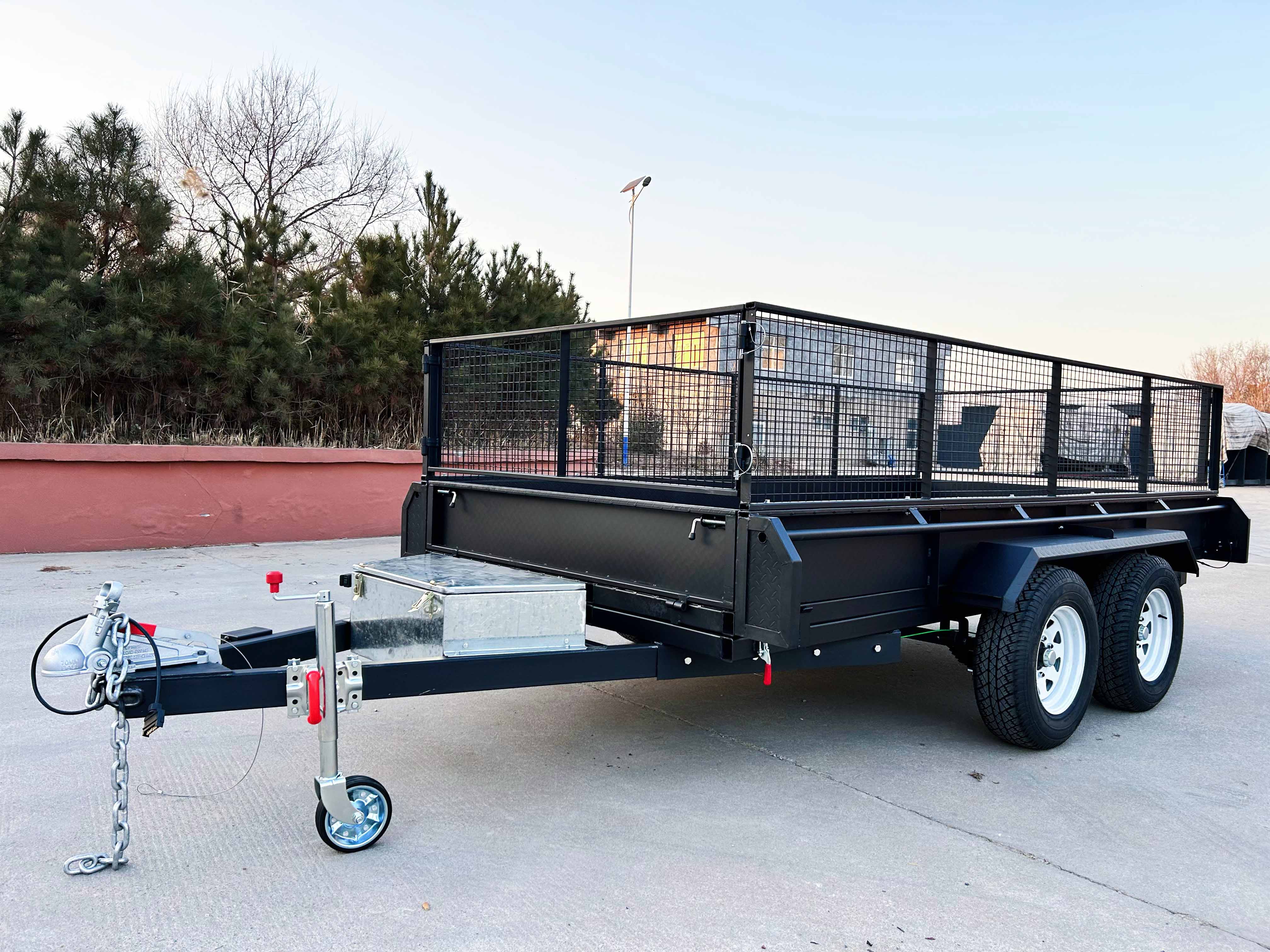 13x6 Hydraulic Tipper Galvanised Box Trailer 3500kg ATM (Electric Brake)