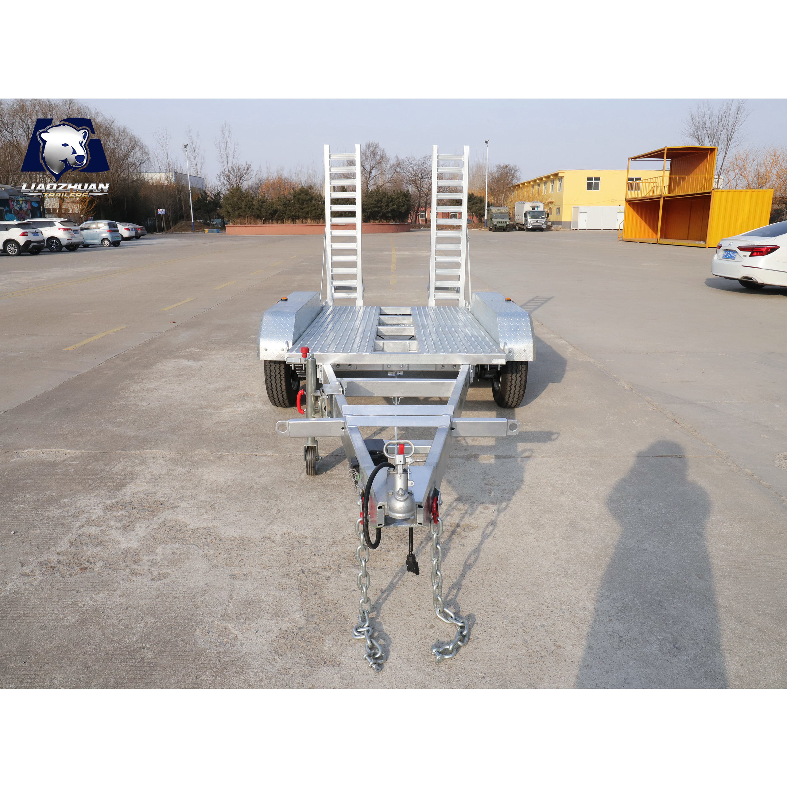 8×5 Double-axis Hot-Dip Galvanised Excavator Trailer 3000kg ATM
