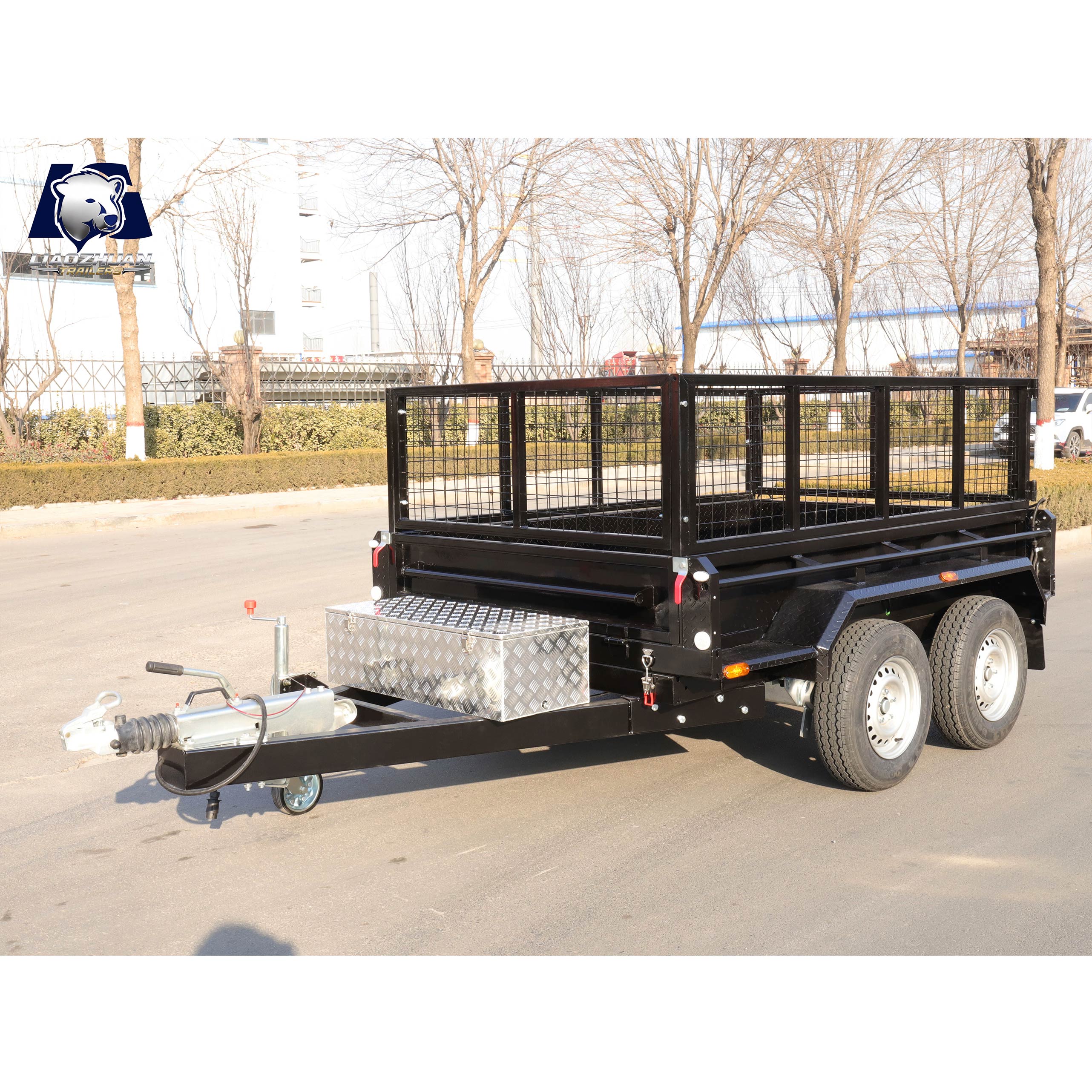 8x5 Hydraulic Dual-axis Tipper Painting Trailer 3000kg ATM (Collision Brake)