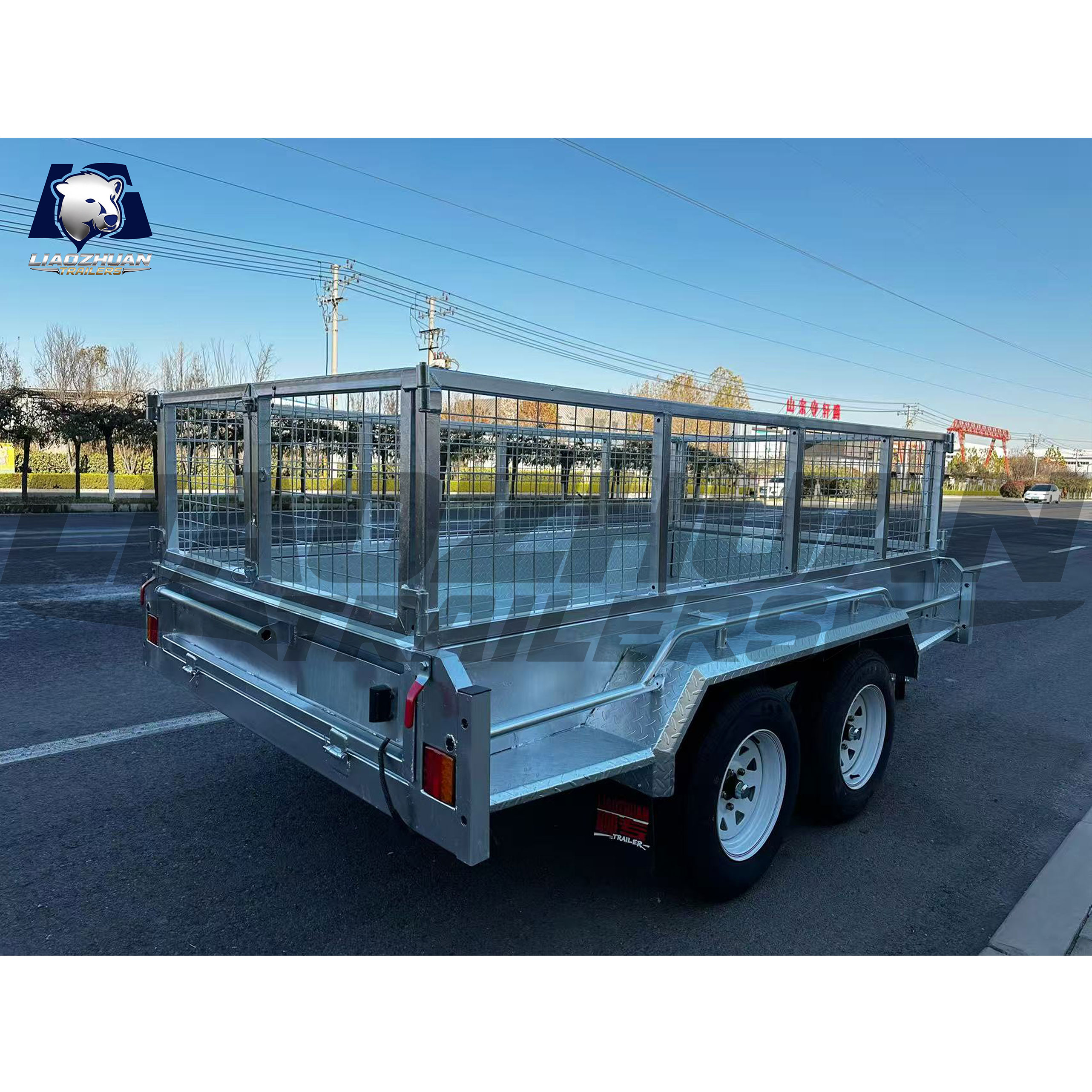 10×5 Tandem Axle Hot-Dip Galvanised Box Trailer 2000kg ATM