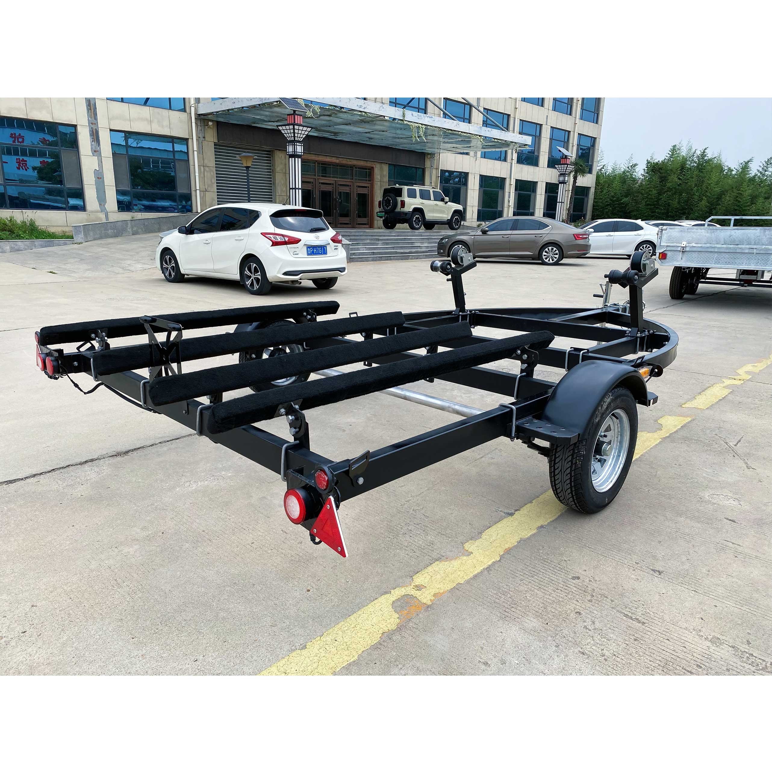 Double yacht trailer