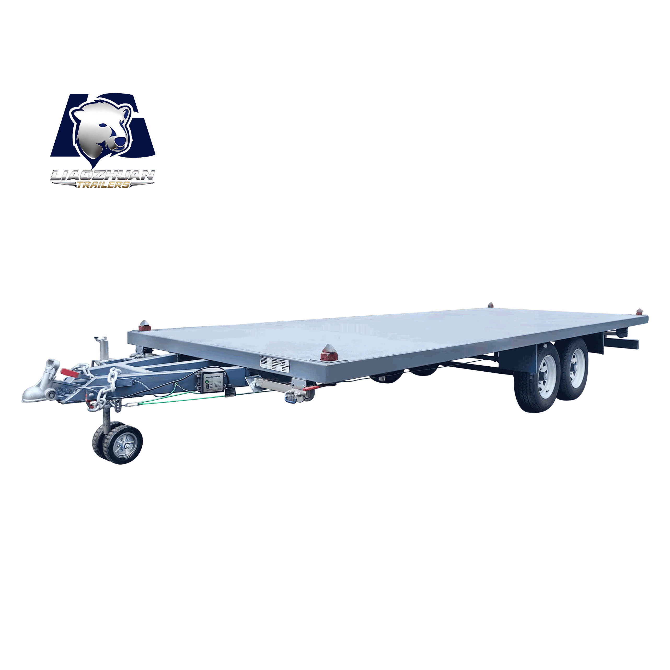 Bottom-plate container house trailer